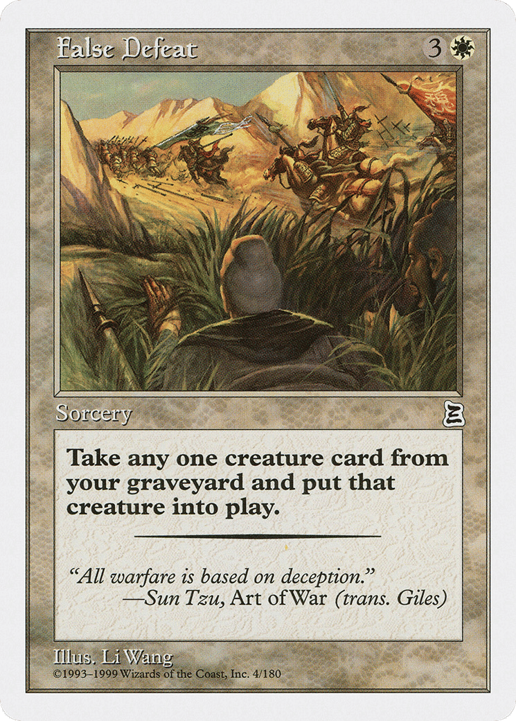 False Defeat — Portal Three Kingdoms — Magic: The Gathering