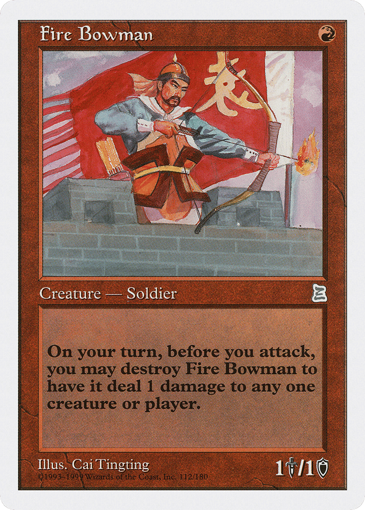 Fire Bowman — Portal Three Kingdoms — Magic: The Gathering