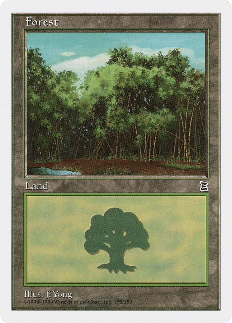 Forest — Portal Three Kingdoms — Magic: The Gathering