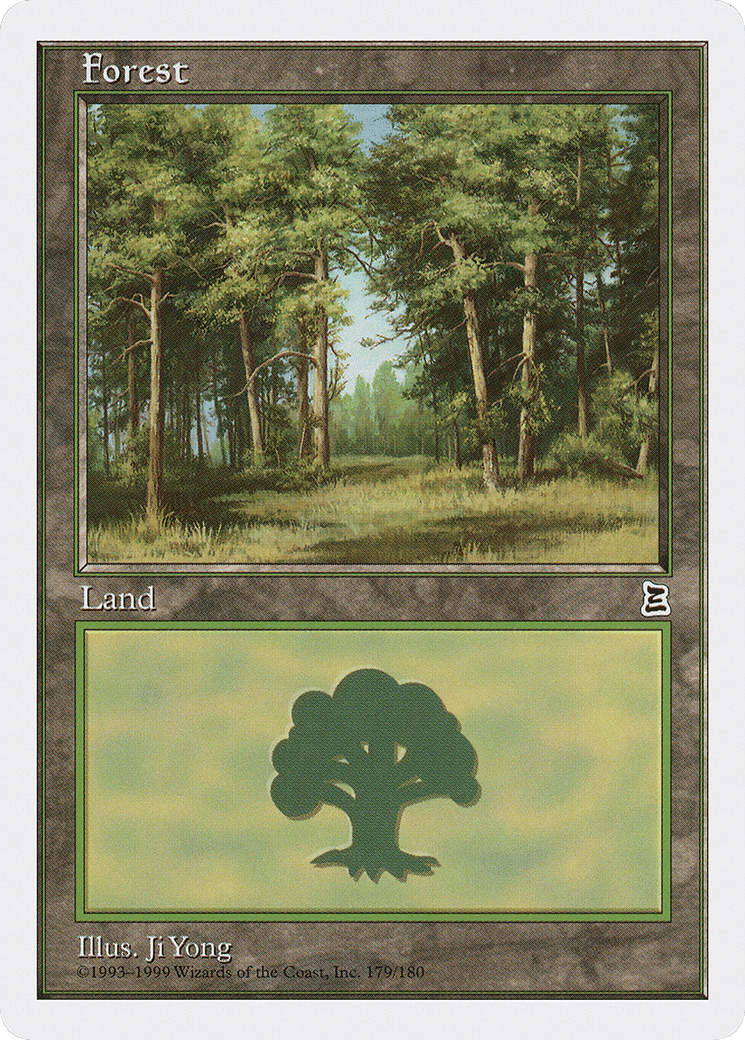 Forest — Portal Three Kingdoms — Magic: The Gathering