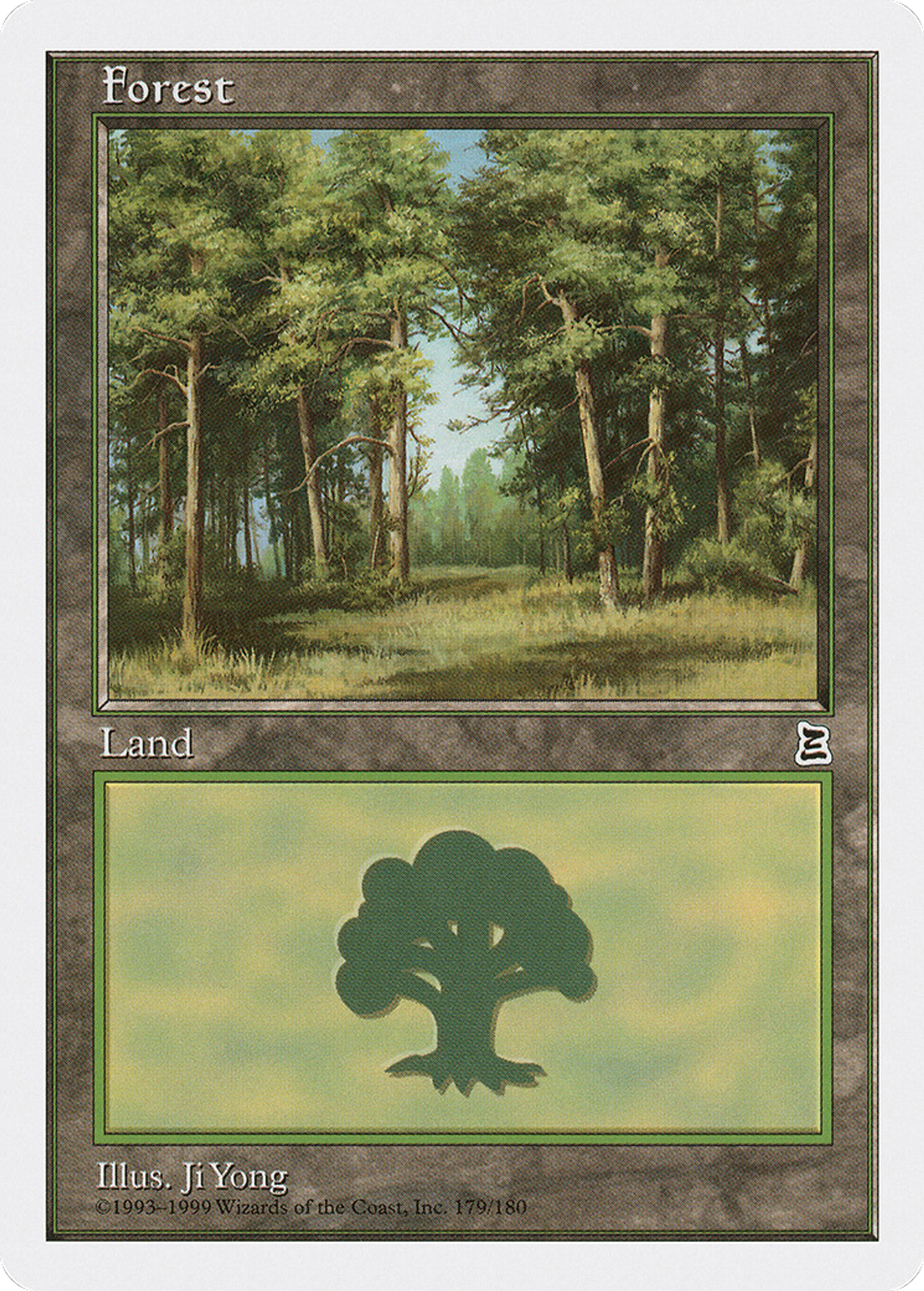 Forêt — Portal Three Kingdoms — Magic: The Gathering
