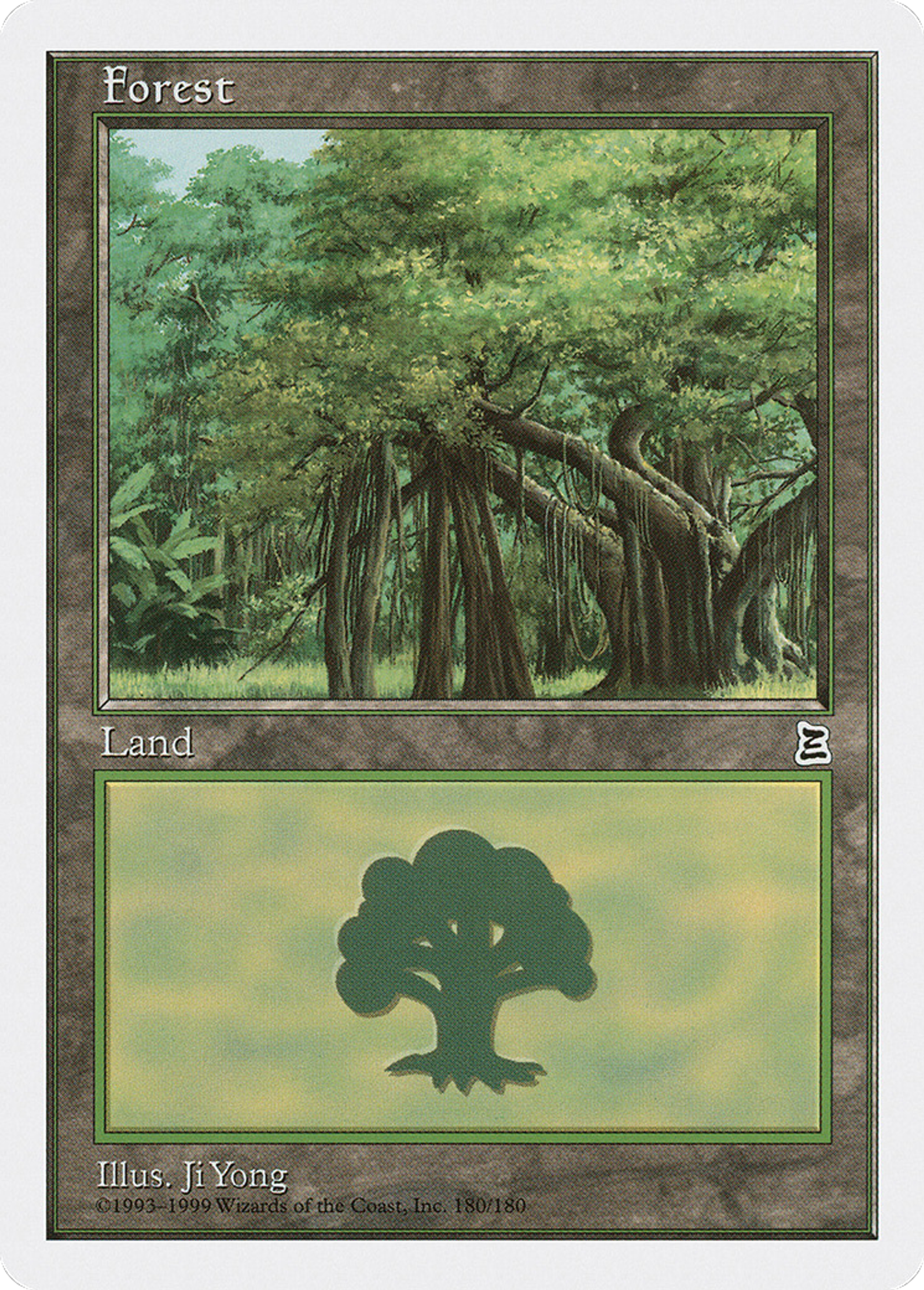 Forêt — Portal Three Kingdoms — Magic: The Gathering