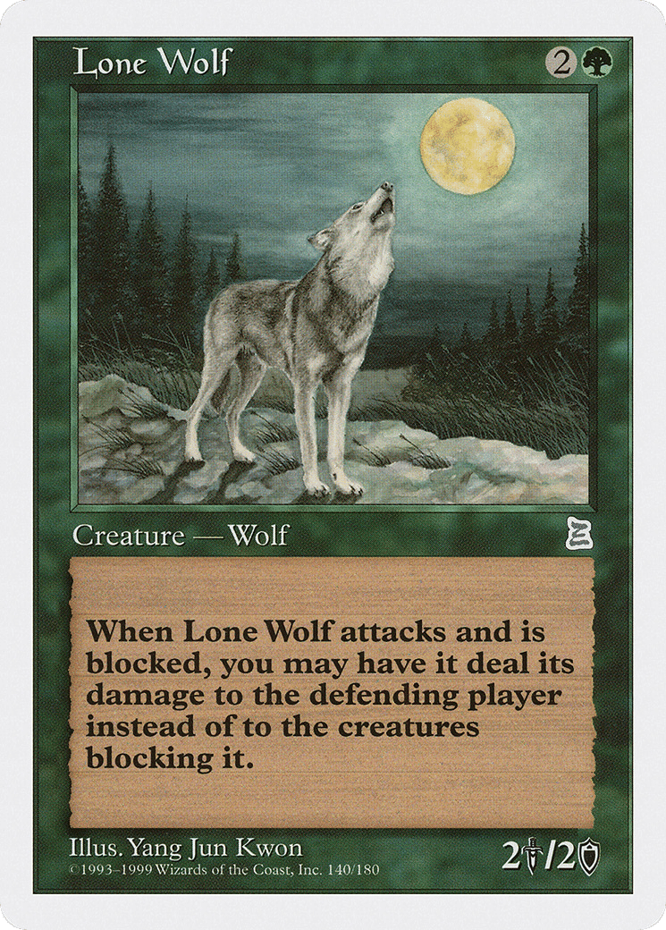 Lone Wolf — Portal Three Kingdoms — Magic: The Gathering