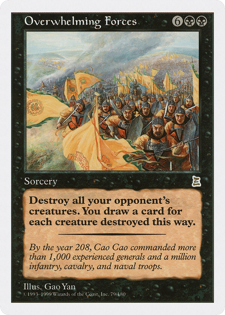 Overwhelming Forces — Portal Three Kingdoms — Magic: The Gathering