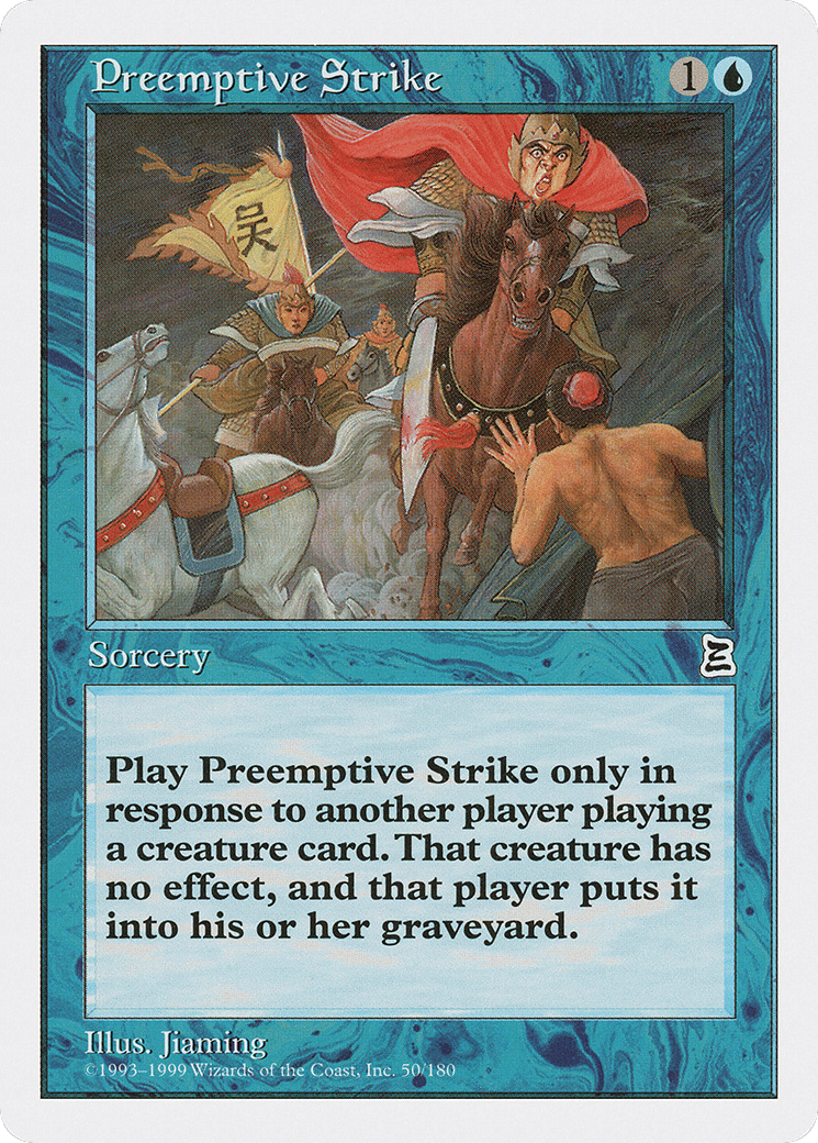 Preemptive Strike — Portal Three Kingdoms — Magic: The Gathering