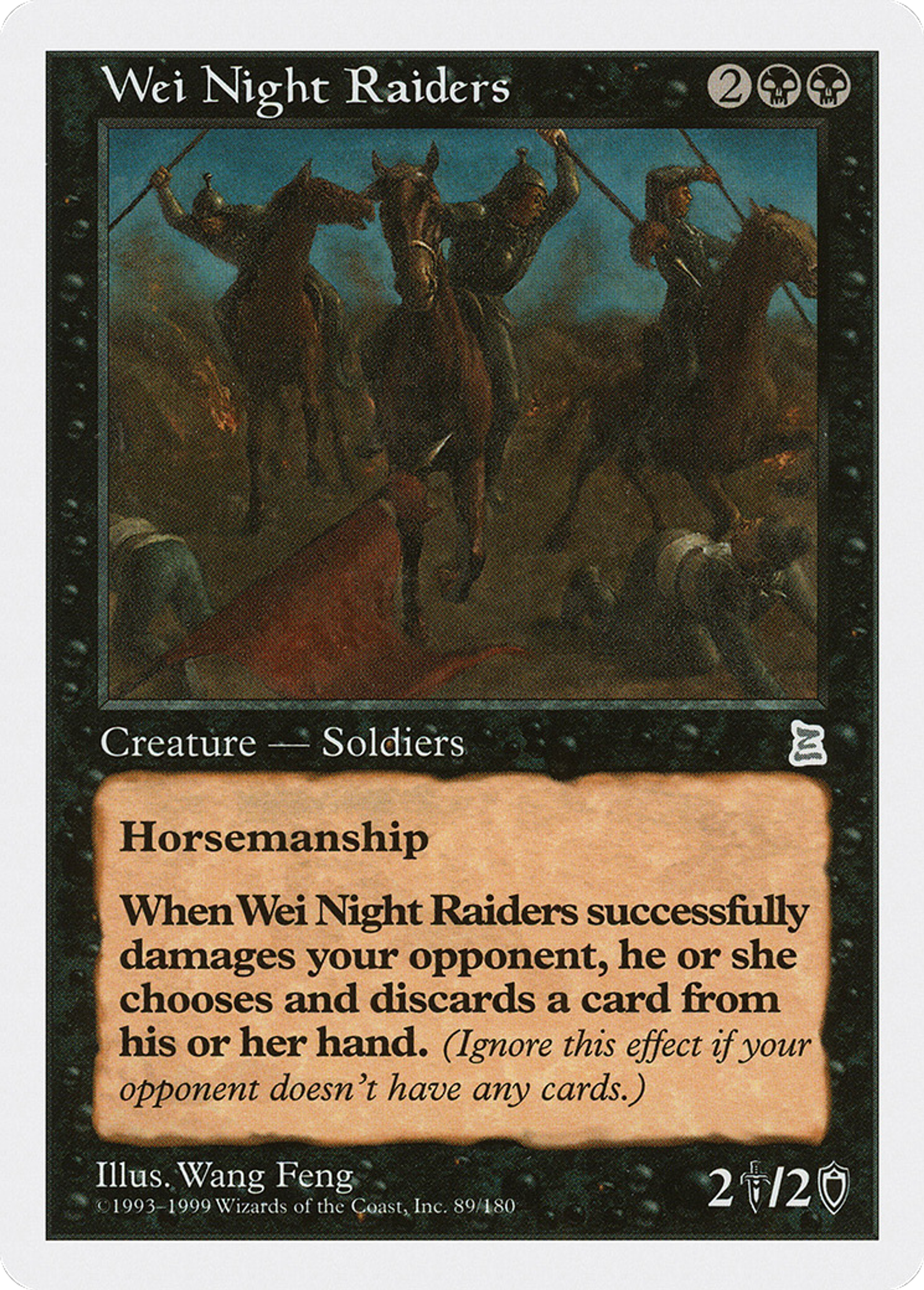 Wei Night Raiders — Portal Three Kingdoms — Magic: The Gathering