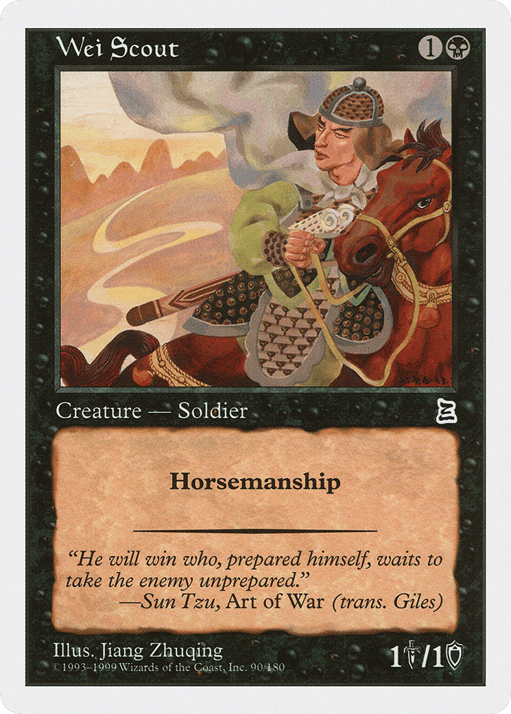 Wei Scout — Portal Three Kingdoms — Magic: The Gathering