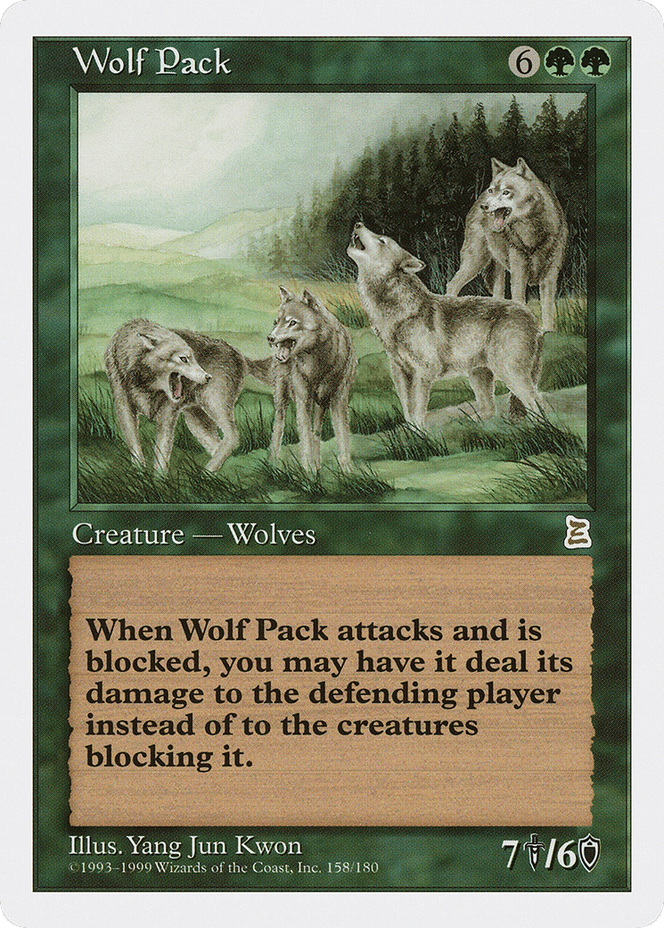 Wolf Pack — Portal Three Kingdoms — Magic: The Gathering