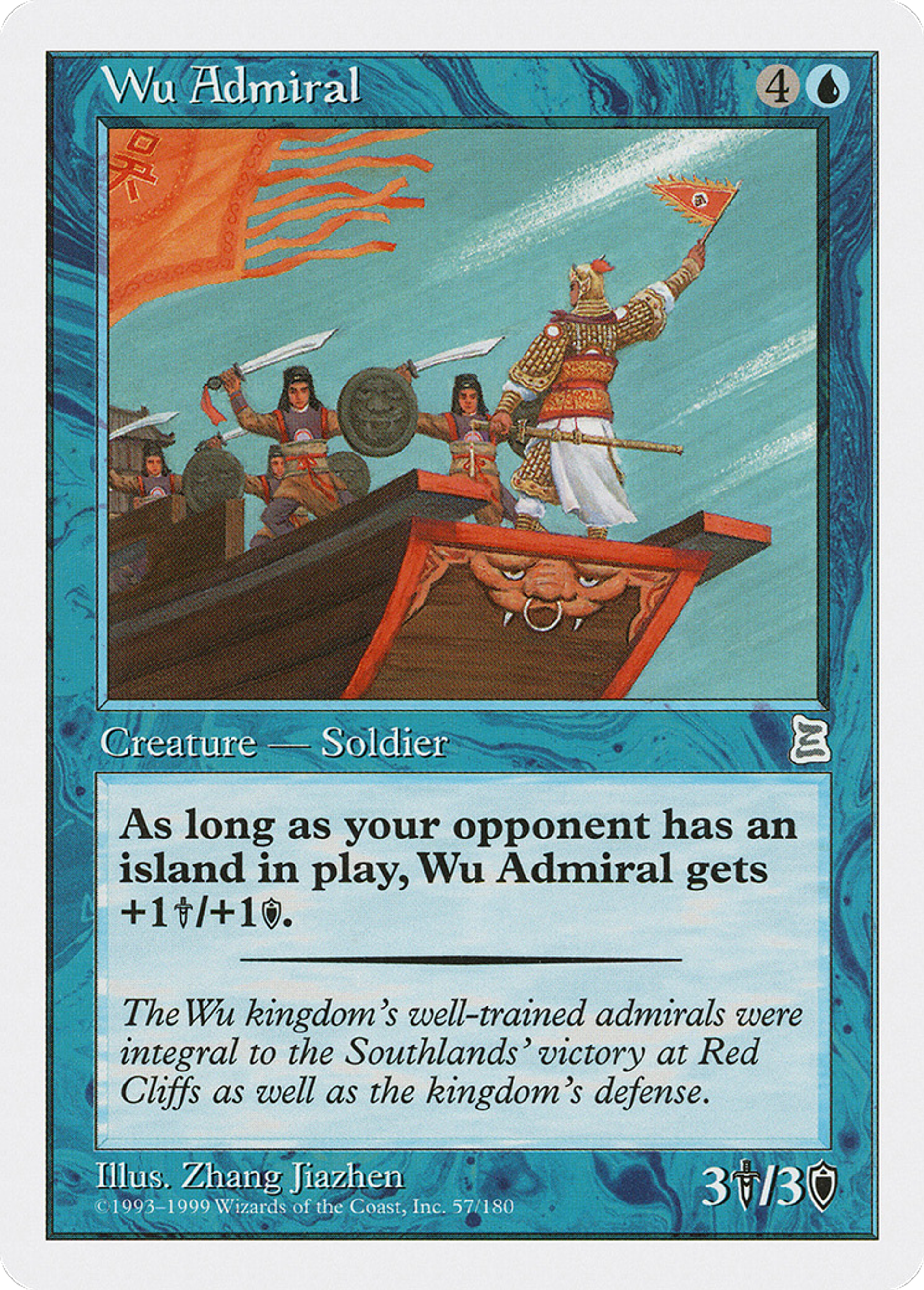 Wu Admiral — Portal Three Kingdoms — Magic: The Gathering