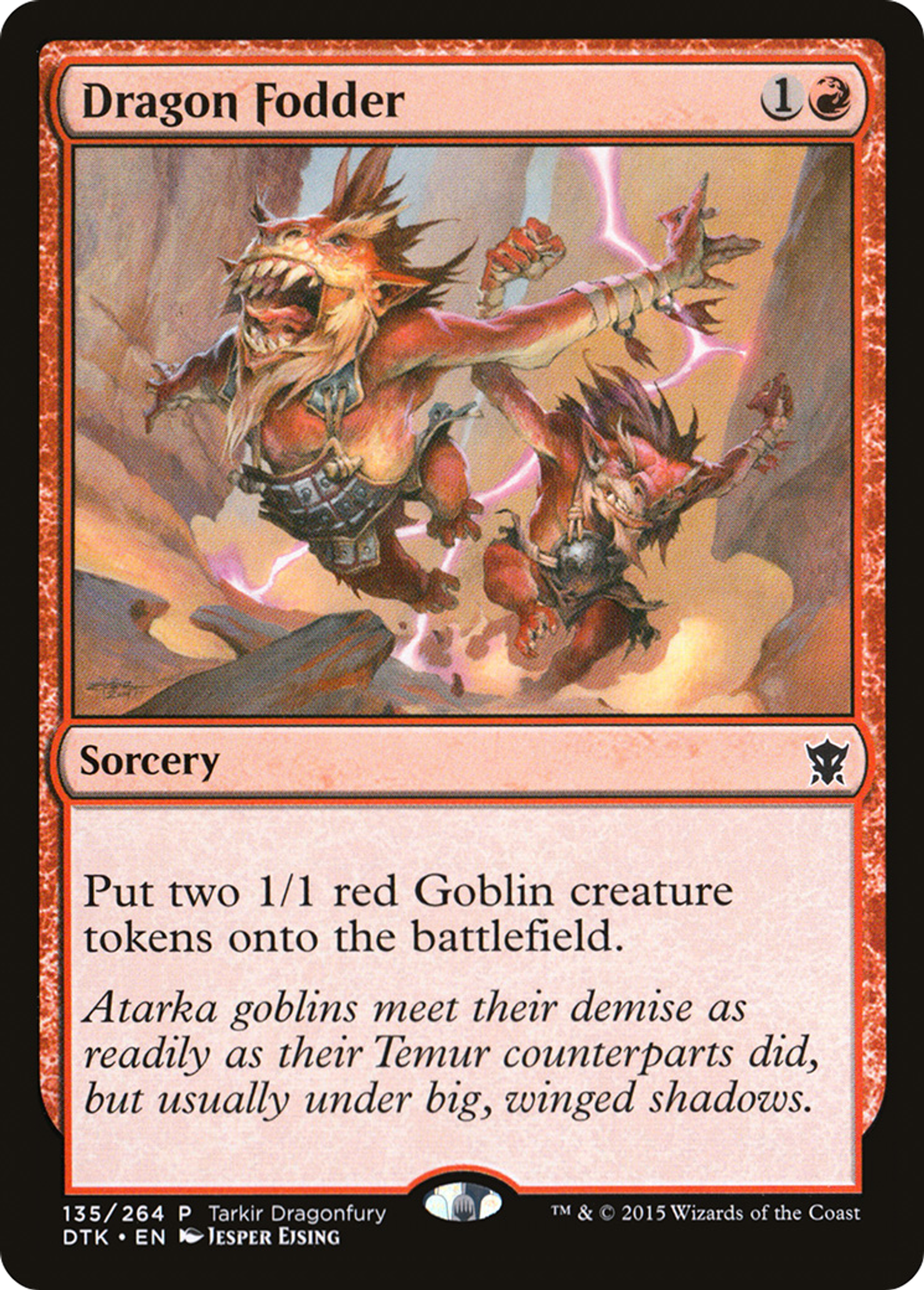 Dragon Fodder — Tarkir Dragonfury — Magic: The Gathering