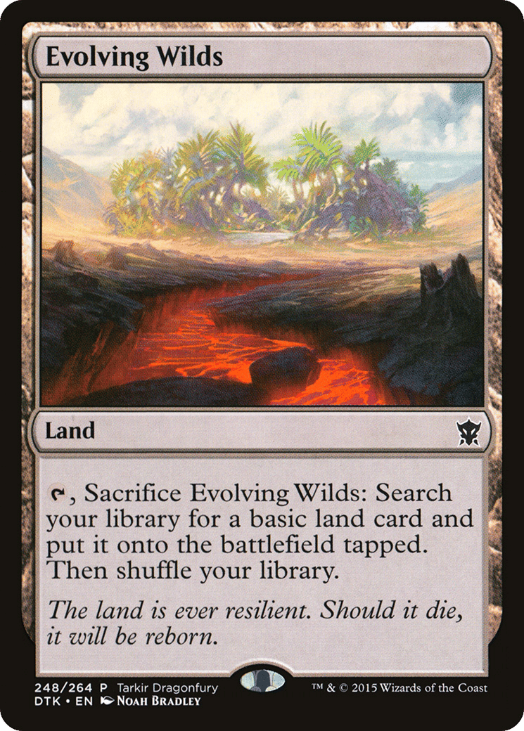 Evolving Wilds — Tarkir Dragonfury — Magic: The Gathering
