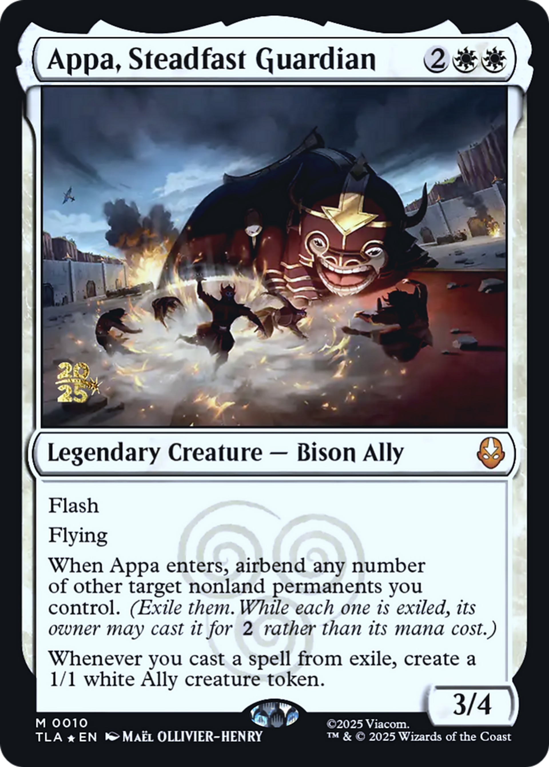 Appa, Steadfast Guardian — Avatar: The Last Airbender Promos — Magic: The Gathering