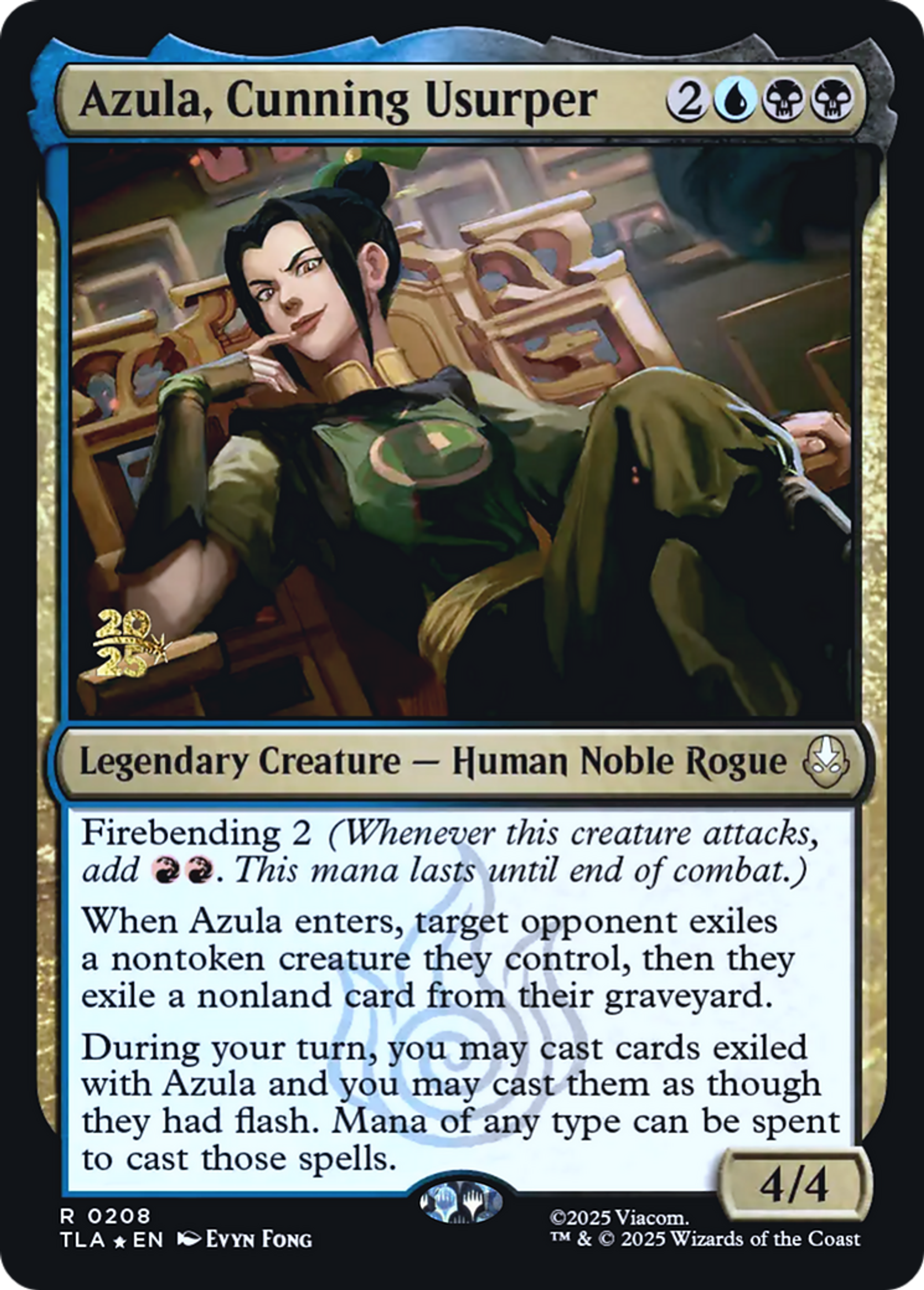 Azula, Cunning Usurper — Avatar: The Last Airbender Promos — Magic: The Gathering