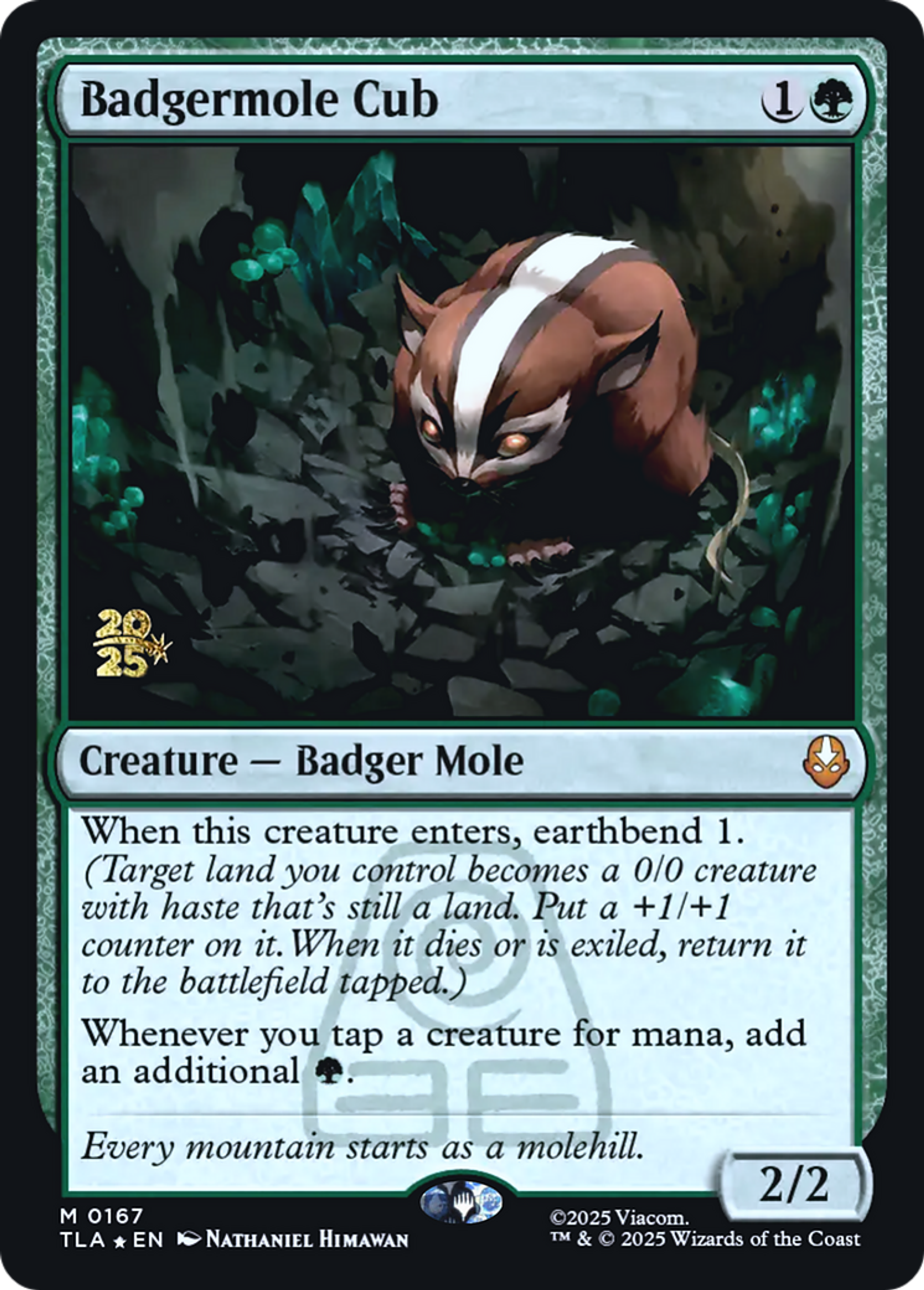 Badgermole Cub — Avatar: The Last Airbender Promos — Magic: The Gathering