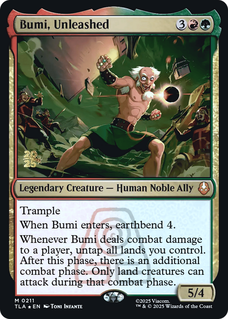 Bumi, Unleashed — Avatar: The Last Airbender Promos — Magic: The Gathering