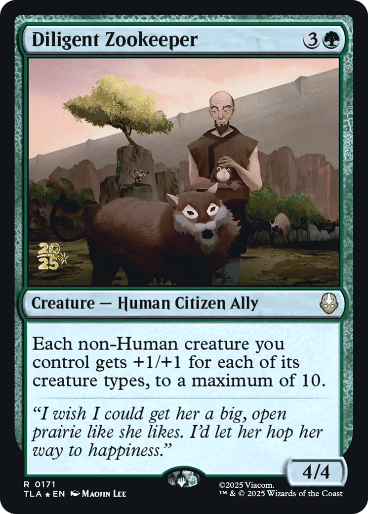 Diligent Zookeeper — Avatar: The Last Airbender Promos — Magic: The Gathering