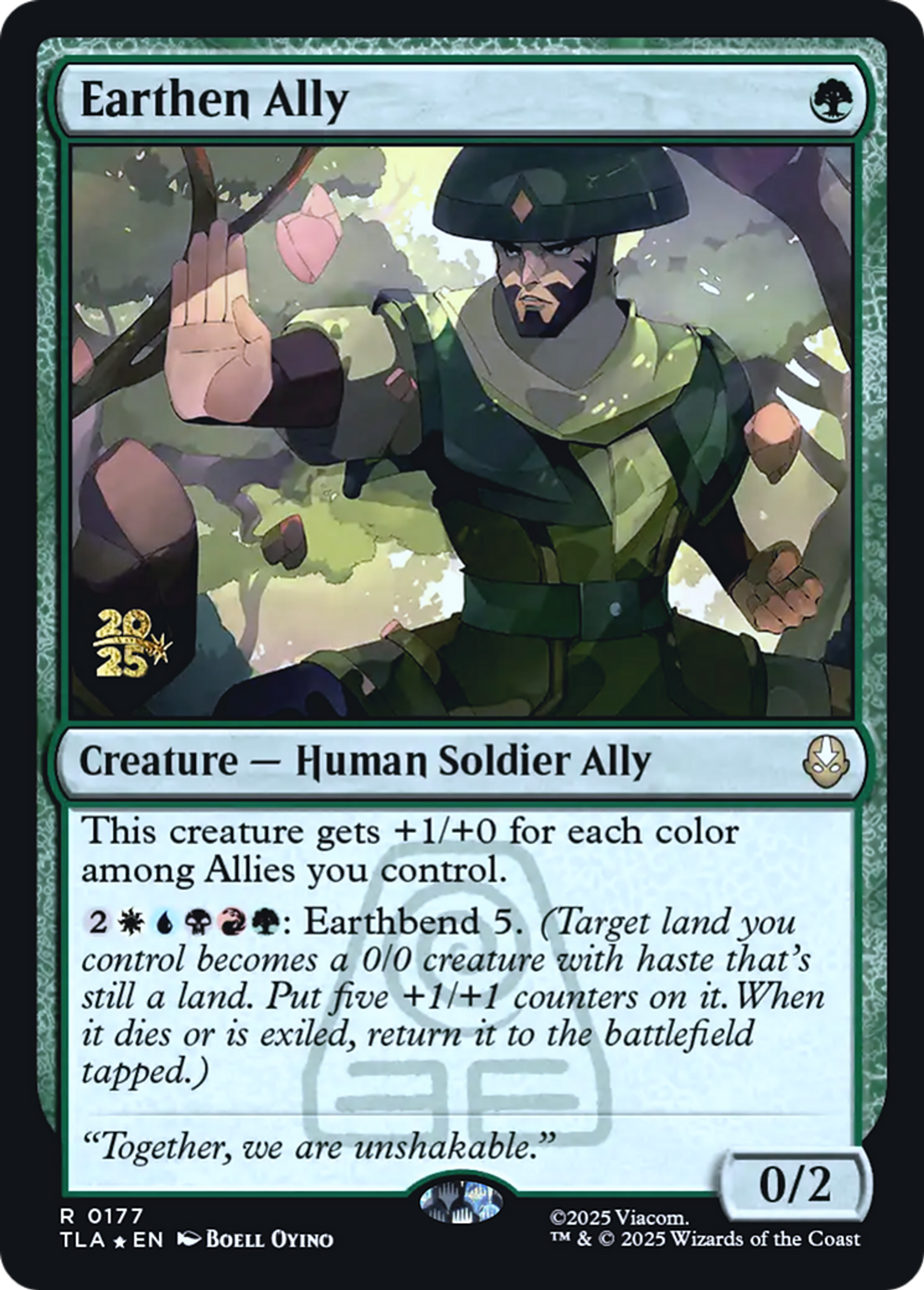 Earthen Ally — Avatar: The Last Airbender Promos — Magic: The Gathering