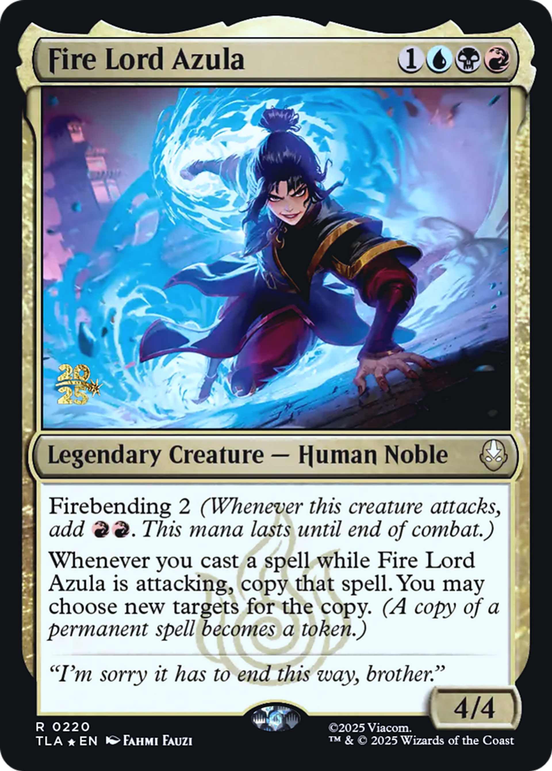 Fire Lord Azula — Avatar: The Last Airbender Promos — Magic: The Gathering