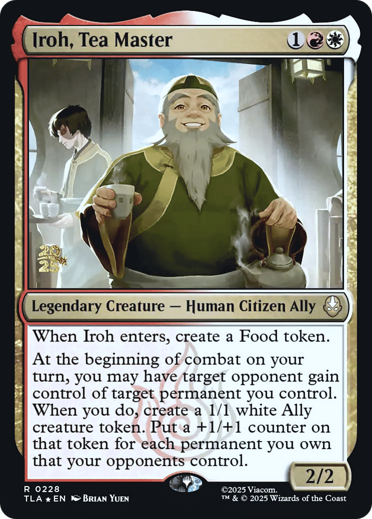 Iroh, Maître du thé — Avatar: The Last Airbender Promos — Magic: The Gathering