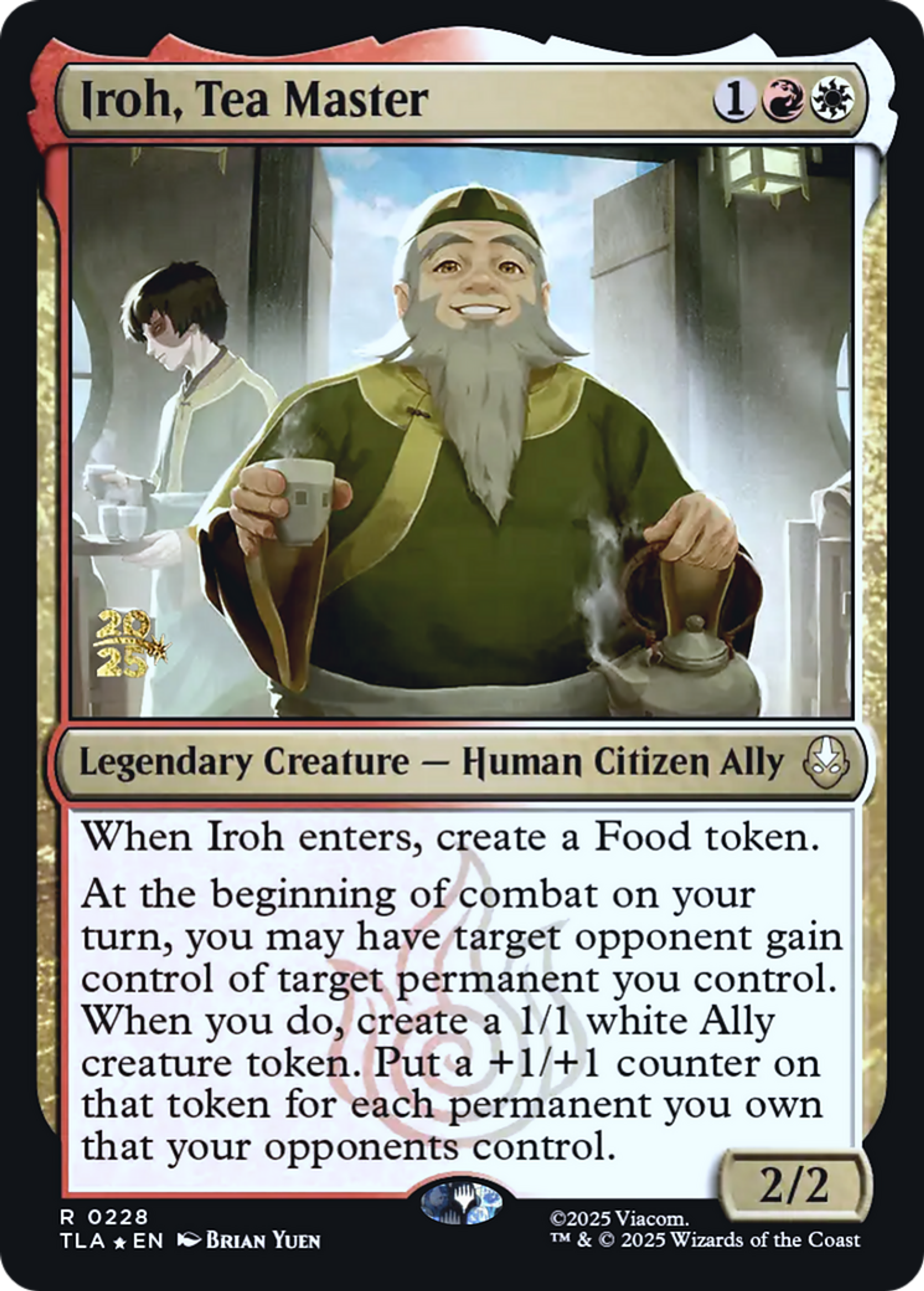 Iroh, Tea Master — Avatar: The Last Airbender Promos — Magic: The Gathering