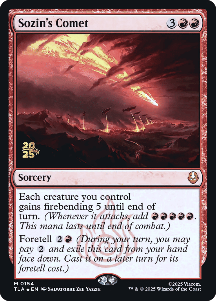 Sozin's Comet — Avatar: The Last Airbender Promos — Magic: The Gathering