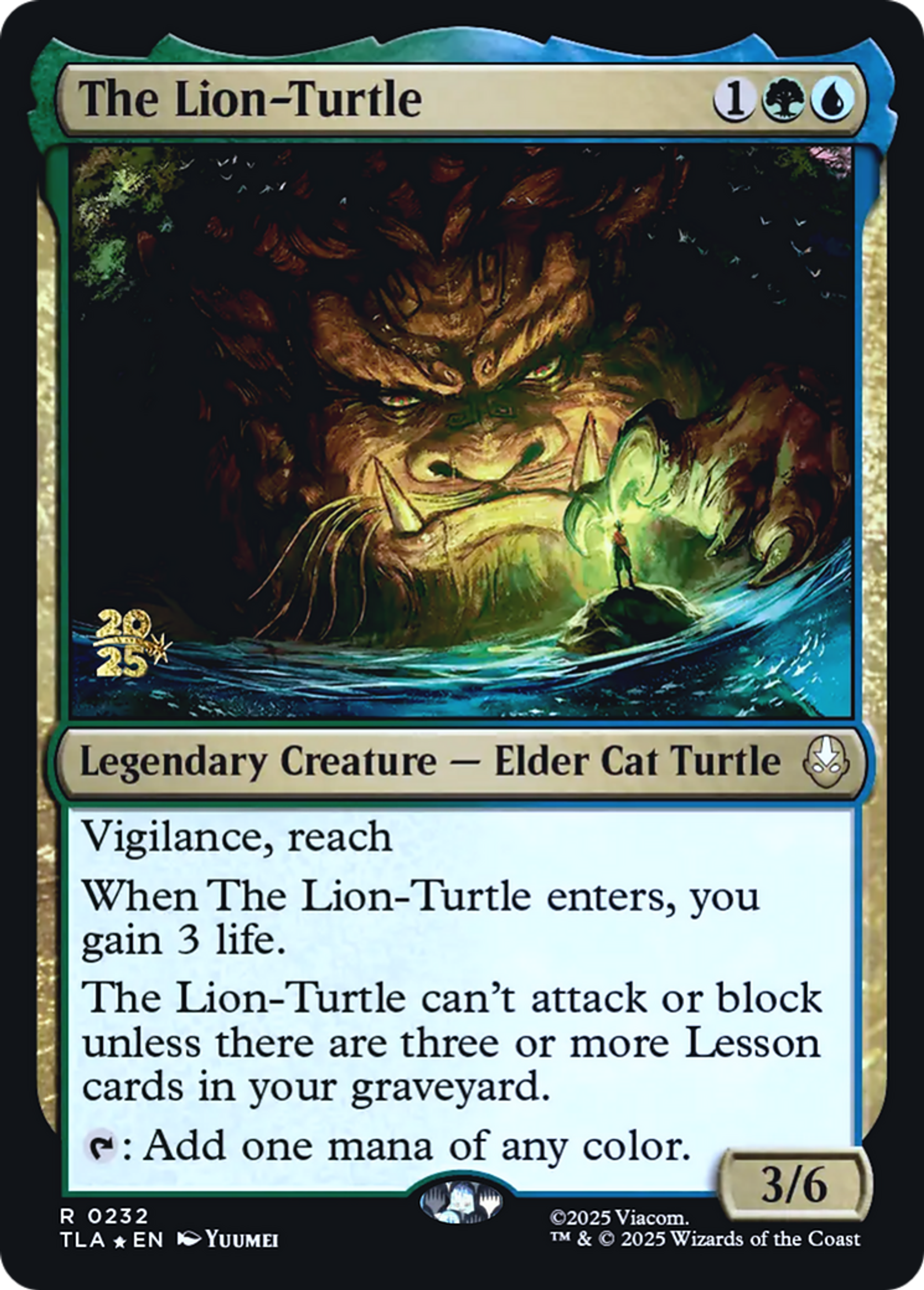 The Lion-Turtle — Avatar: The Last Airbender Promos — Magic: The Gathering