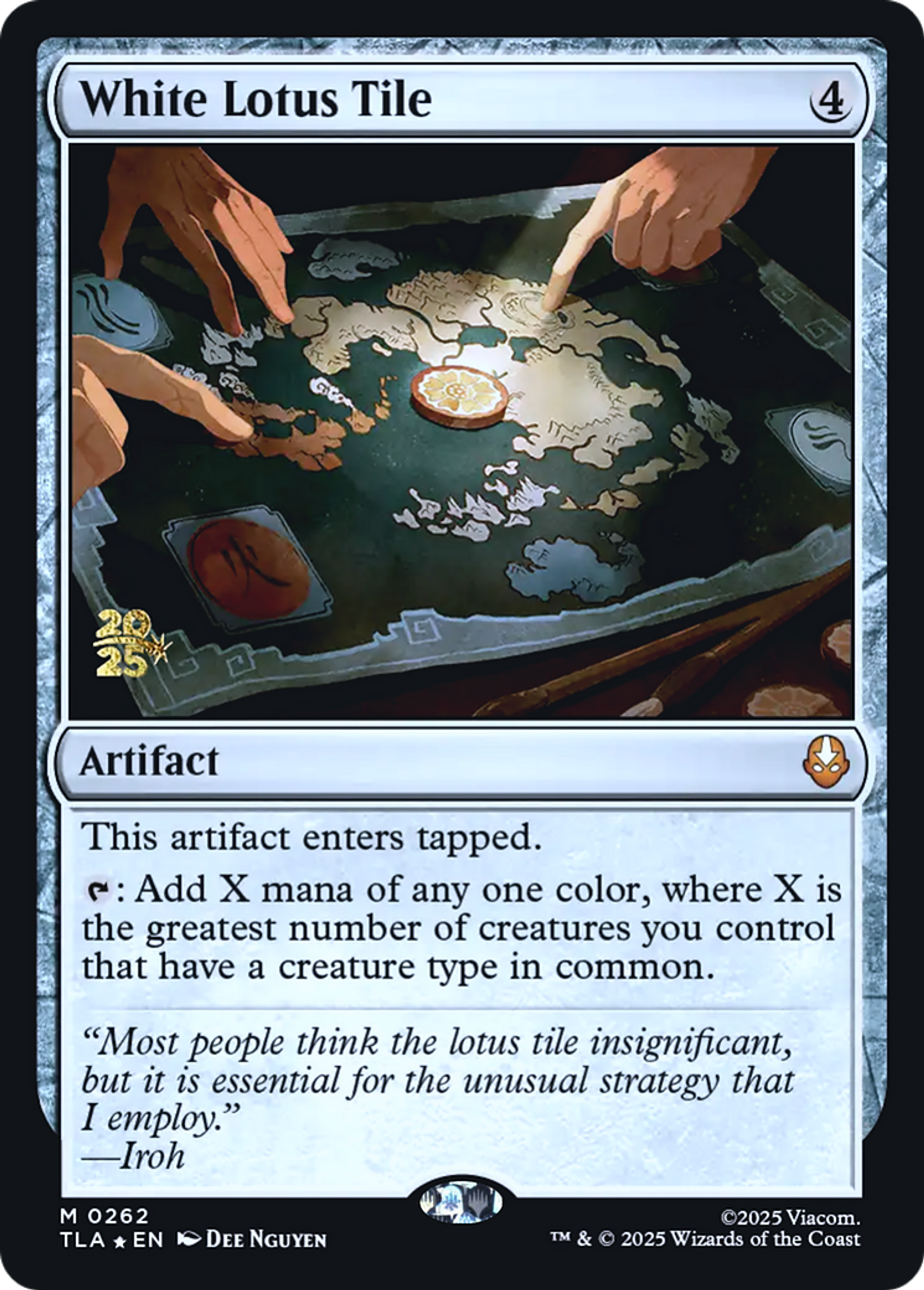 White Lotus Tile — Avatar: The Last Airbender Promos — Magic: The Gathering