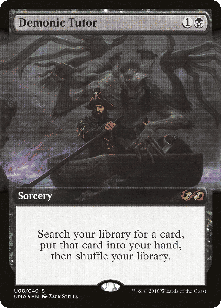 Demonic Tutor — Ultimate Box Topper — Magic: The Gathering