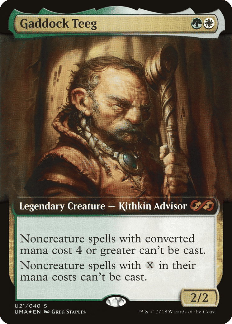 Gaddock Teeg — Ultimate Box Topper — Magic: The Gathering