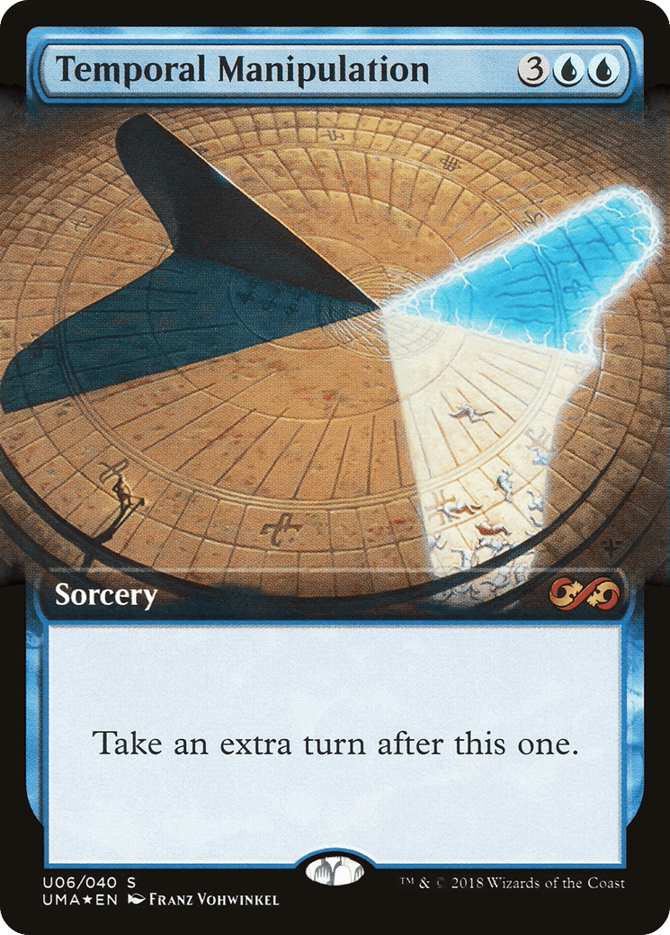 Temporal Manipulation — Ultimate Box Topper — Magic: The Gathering