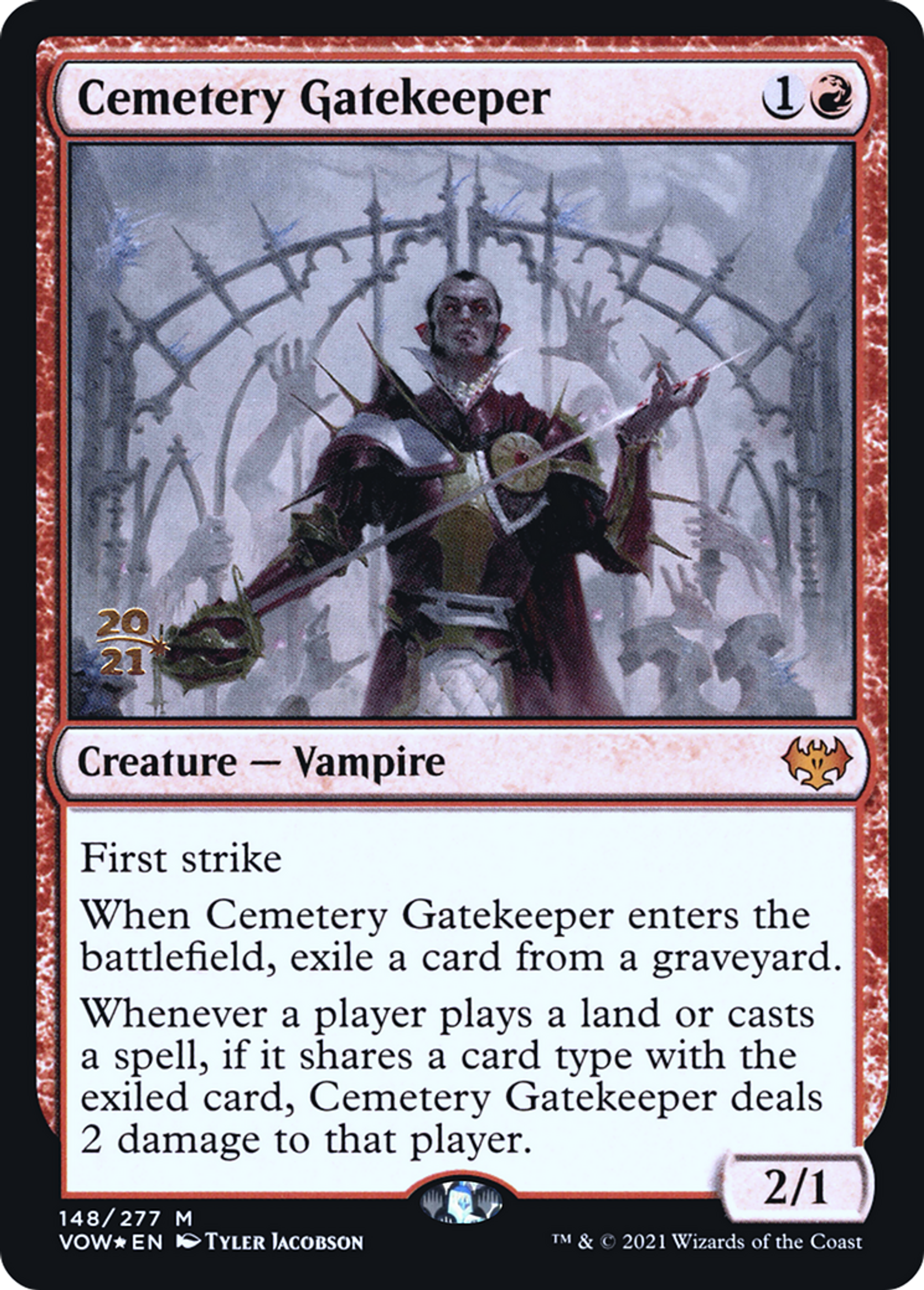 Cemetery Gatekeeper — Innistrad: Crimson Vow Promos — Magic: The Gathering