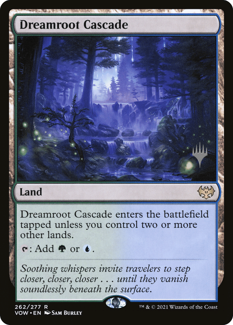 Dreamroot Cascade from Innistrad: Crimson Vow Promos - Magic: The Gathering