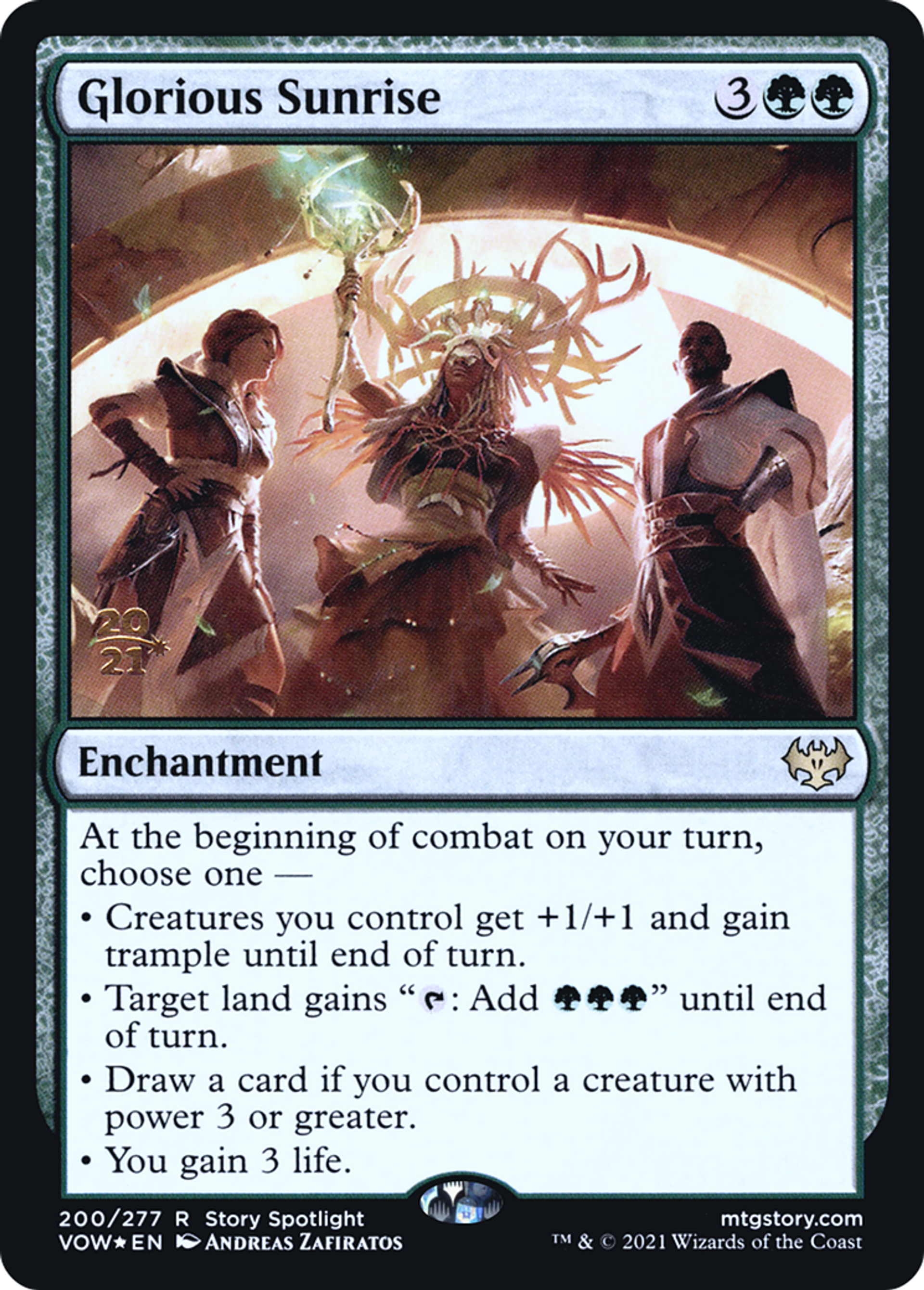 Glorious Sunrise — Innistrad: Crimson Vow Promos — Magic: The Gathering