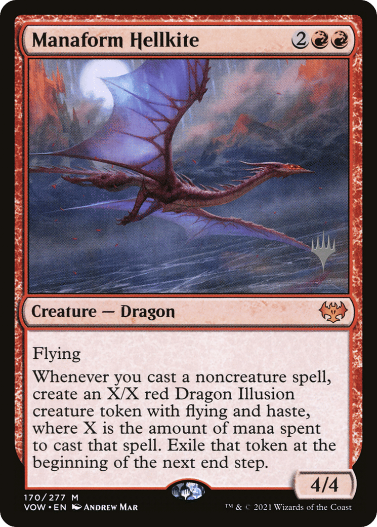 Manaform Hellkite — Innistrad: Crimson Vow Promos — Magic: The Gathering
