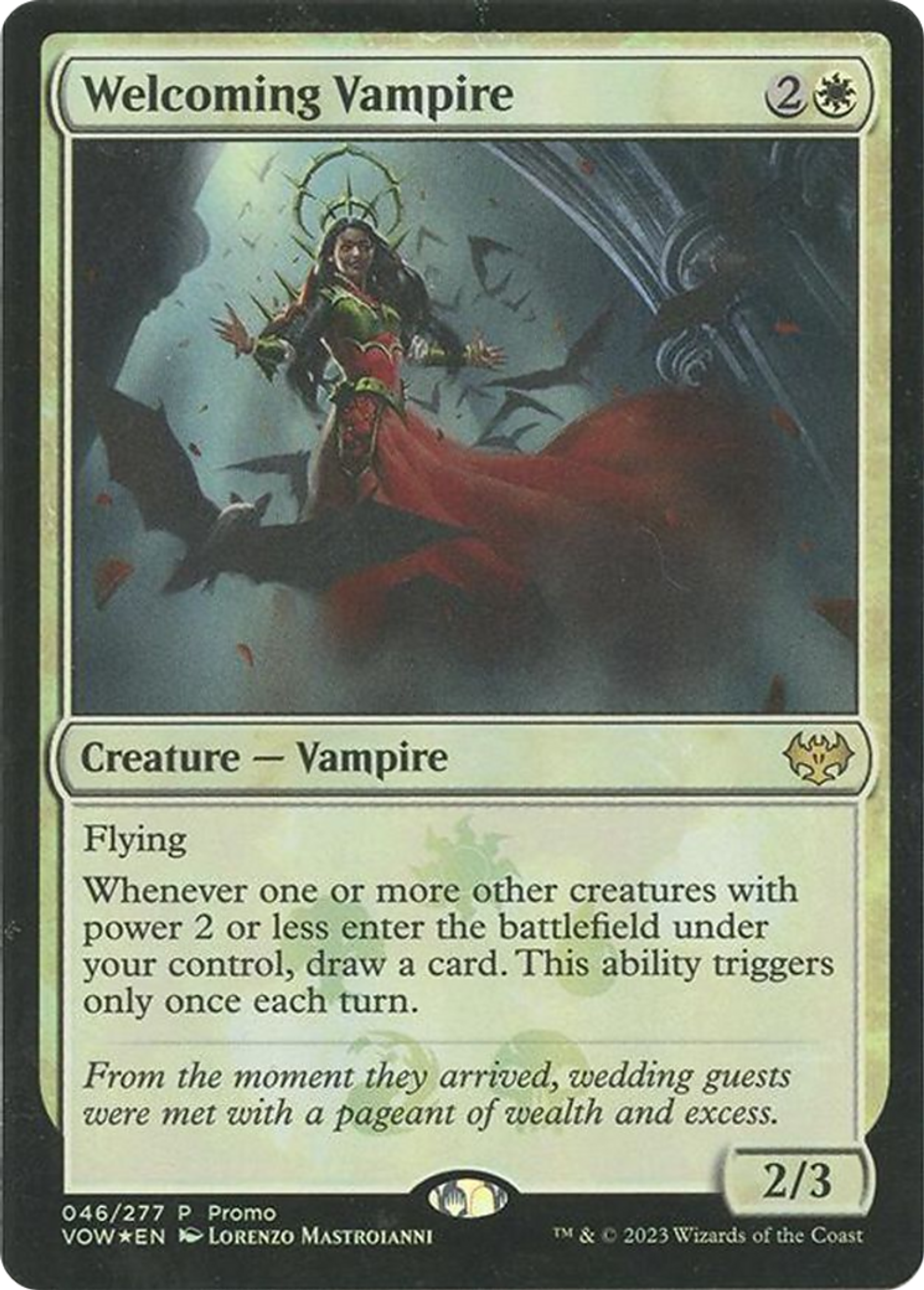 Welcoming Vampire — Innistrad: Crimson Vow Promos — Magic: The Gathering