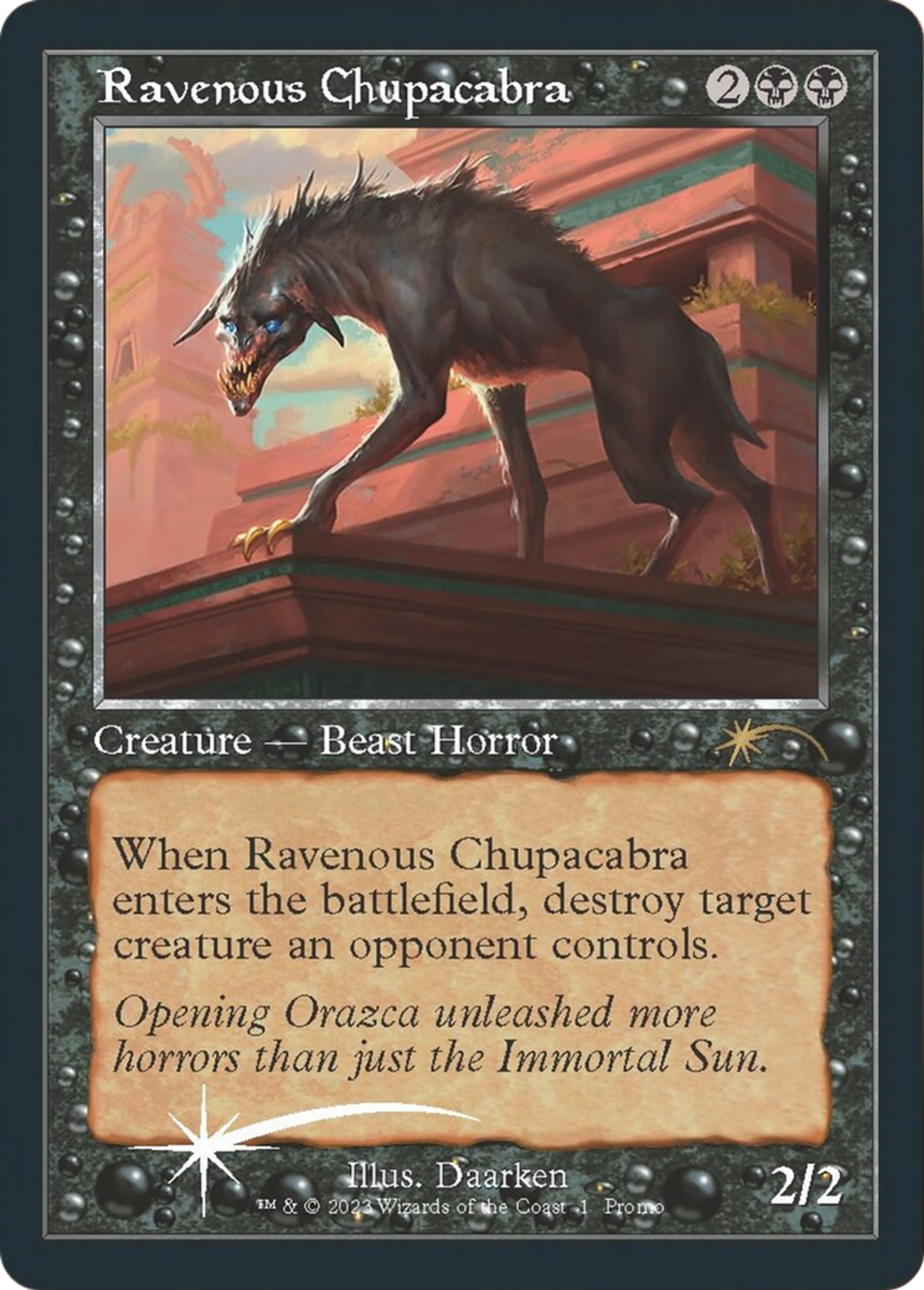 Ravenous Chupacabra — Wizards Play Network 2023 — Magic: The Gathering