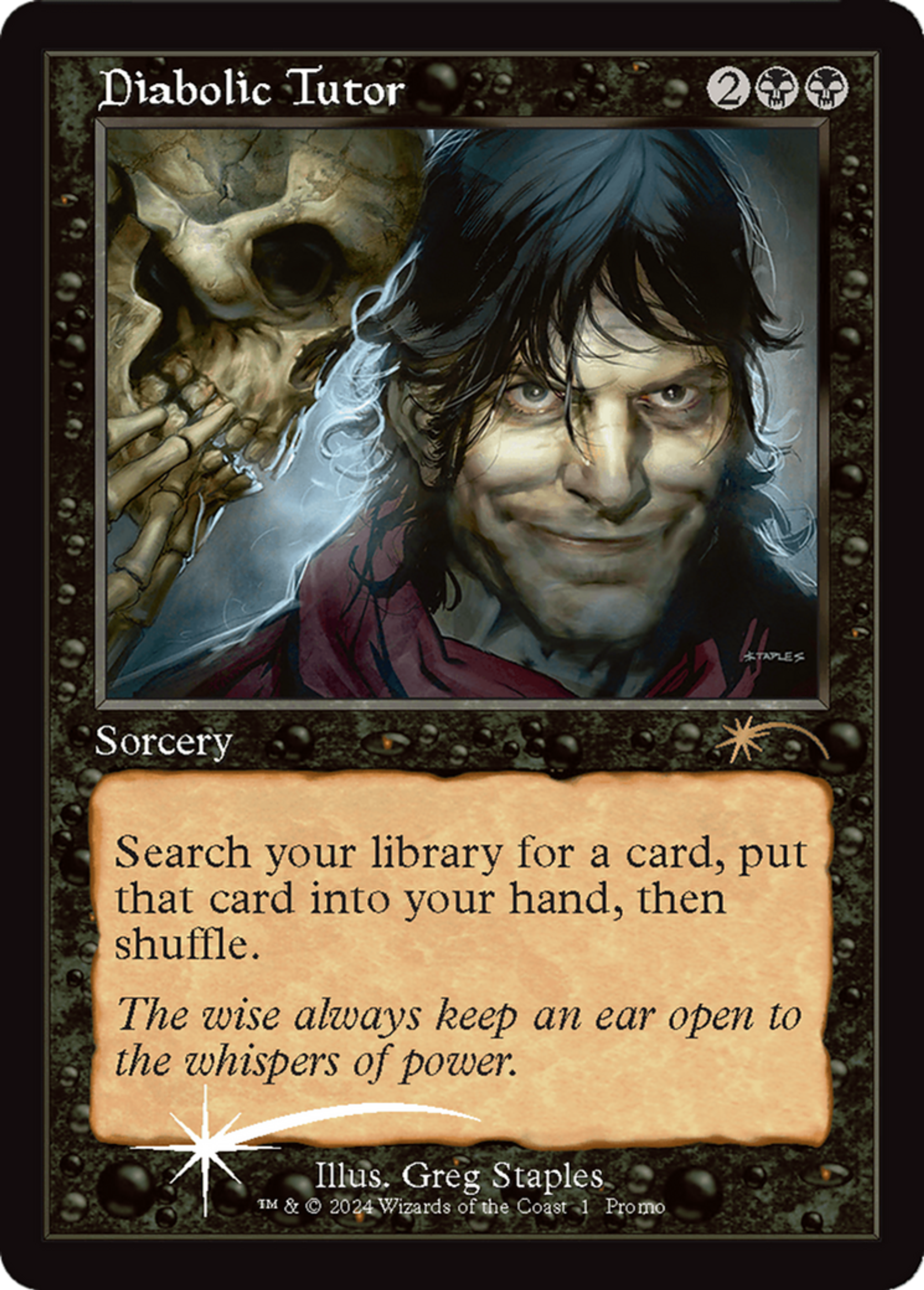 Précepteur démoniaque — Wizards Play Network 2024 — Magic: The Gathering