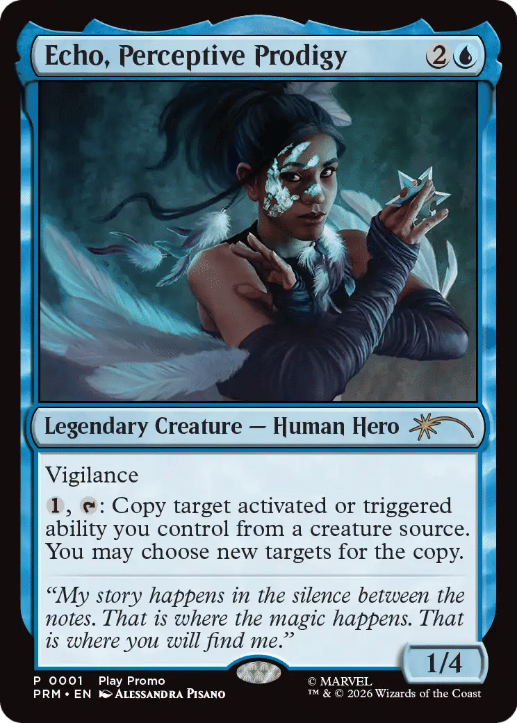 Echo, Perceptive Prodigy — Wizards Play Network 2026 — Magic: The Gathering