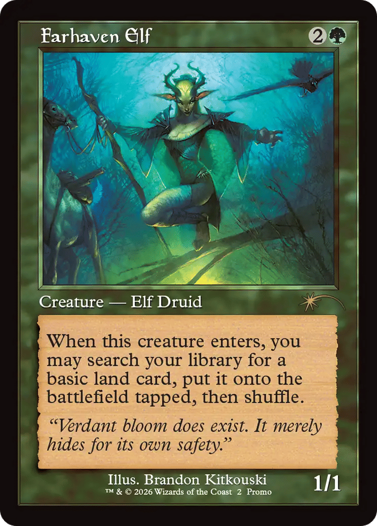 Farhaven Elf — Wizards Play Network 2026 — Magic: The Gathering
