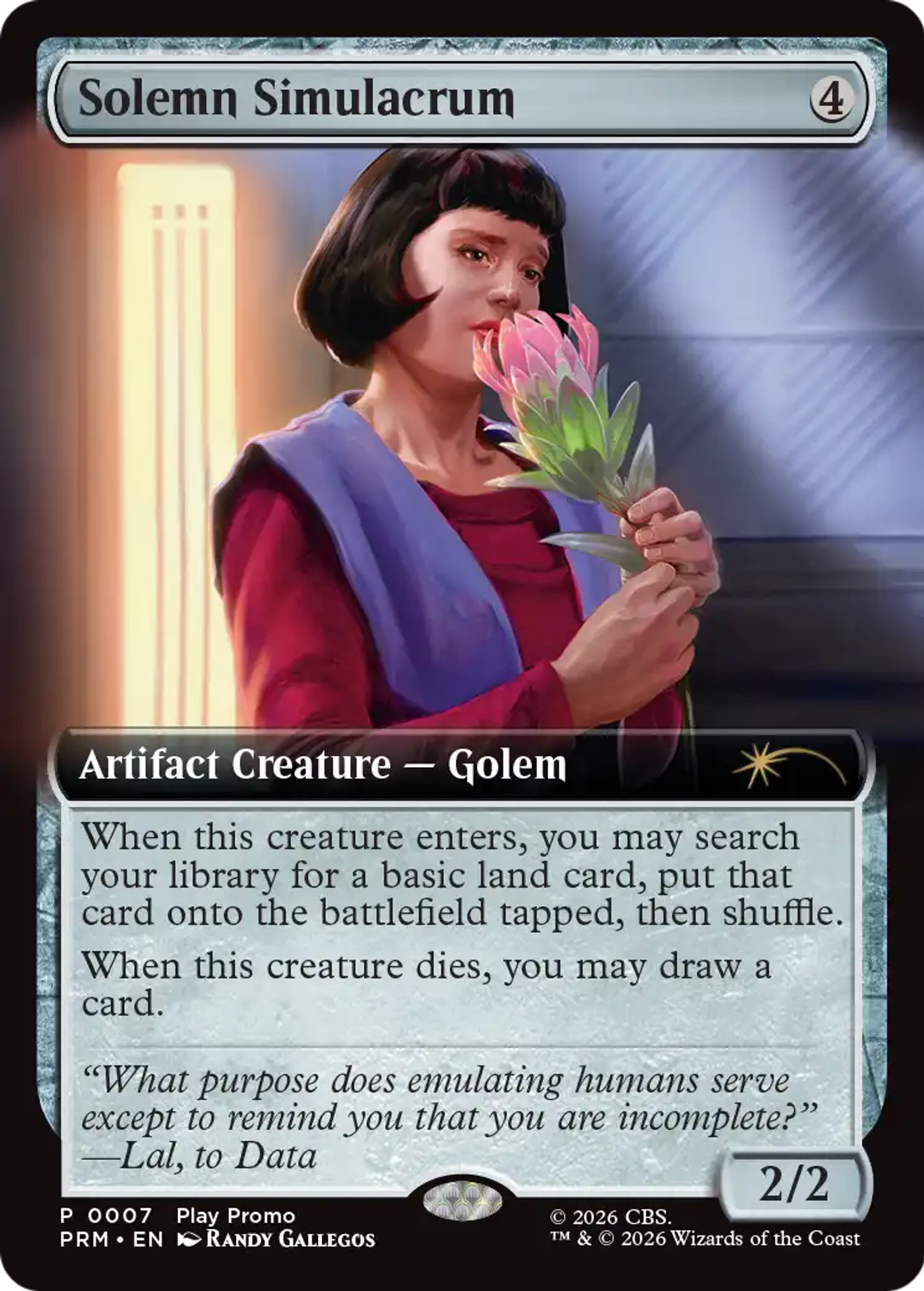 Solemn Simulacrum — Wizards Play Network 2026 — Magic: The Gathering