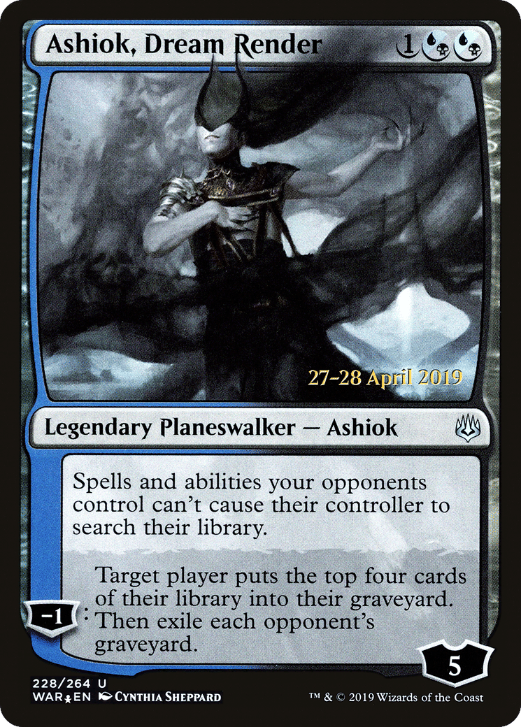 Ashiok, Dream Render — War of the Spark Promos — Magic: The Gathering