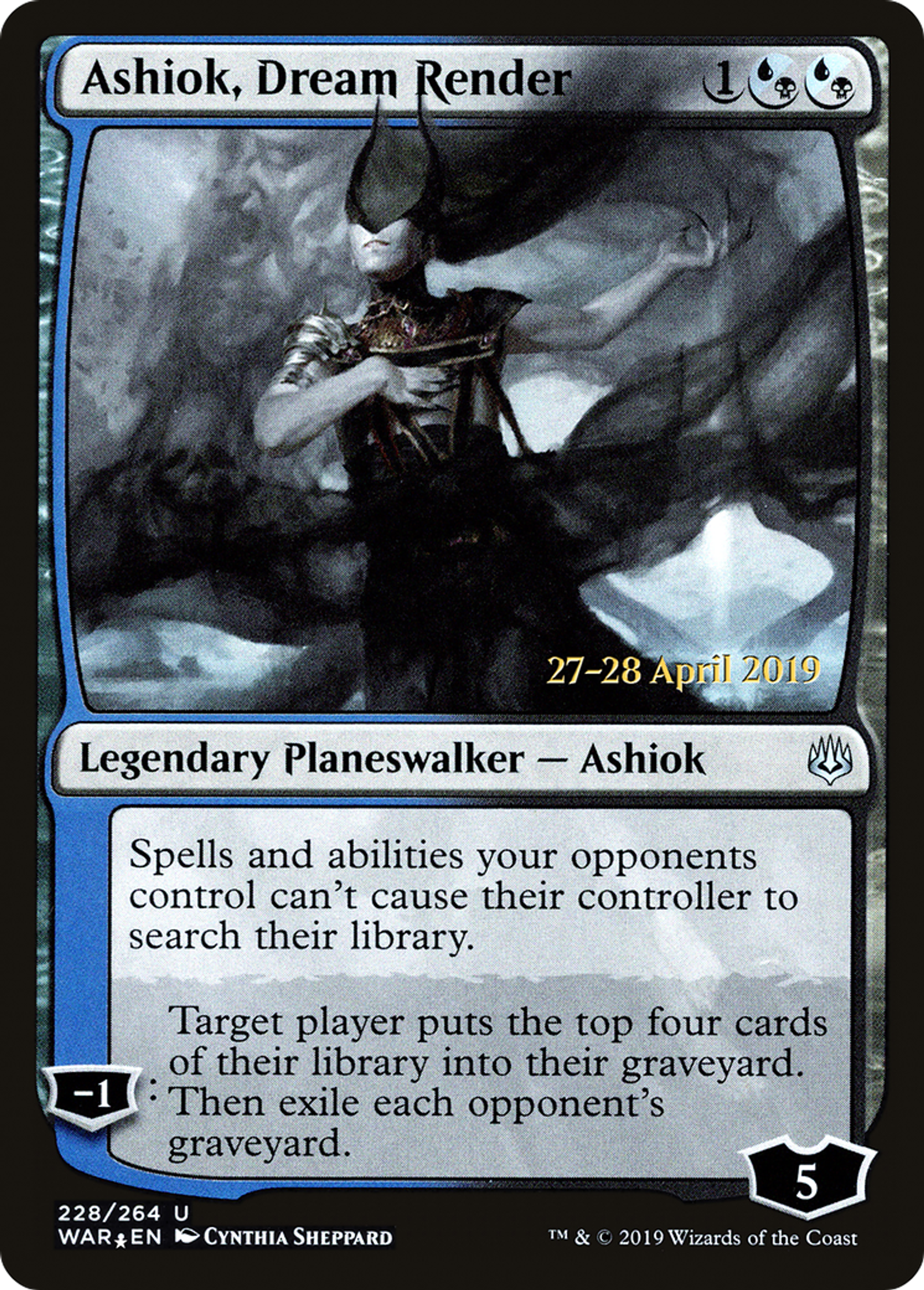 Ashiok, Dream Render — War of the Spark Promos — Magic: The Gathering
