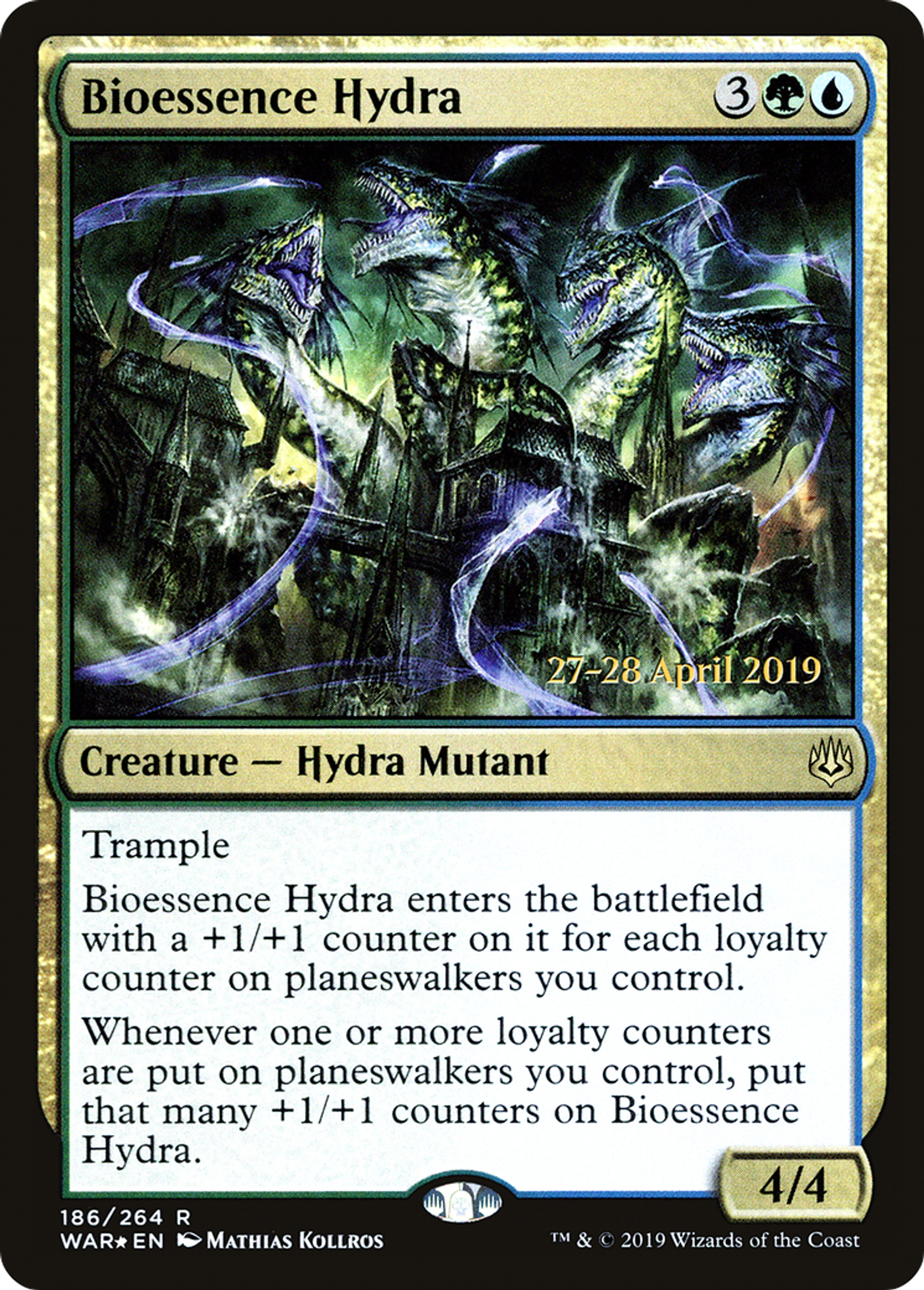 Bioessence Hydra — War of the Spark Promos — Magic: The Gathering