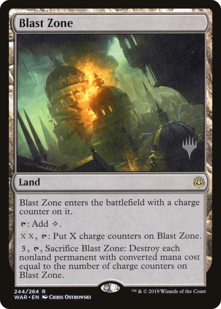 Blast Zone — War of the Spark Promos — Magic: The Gathering