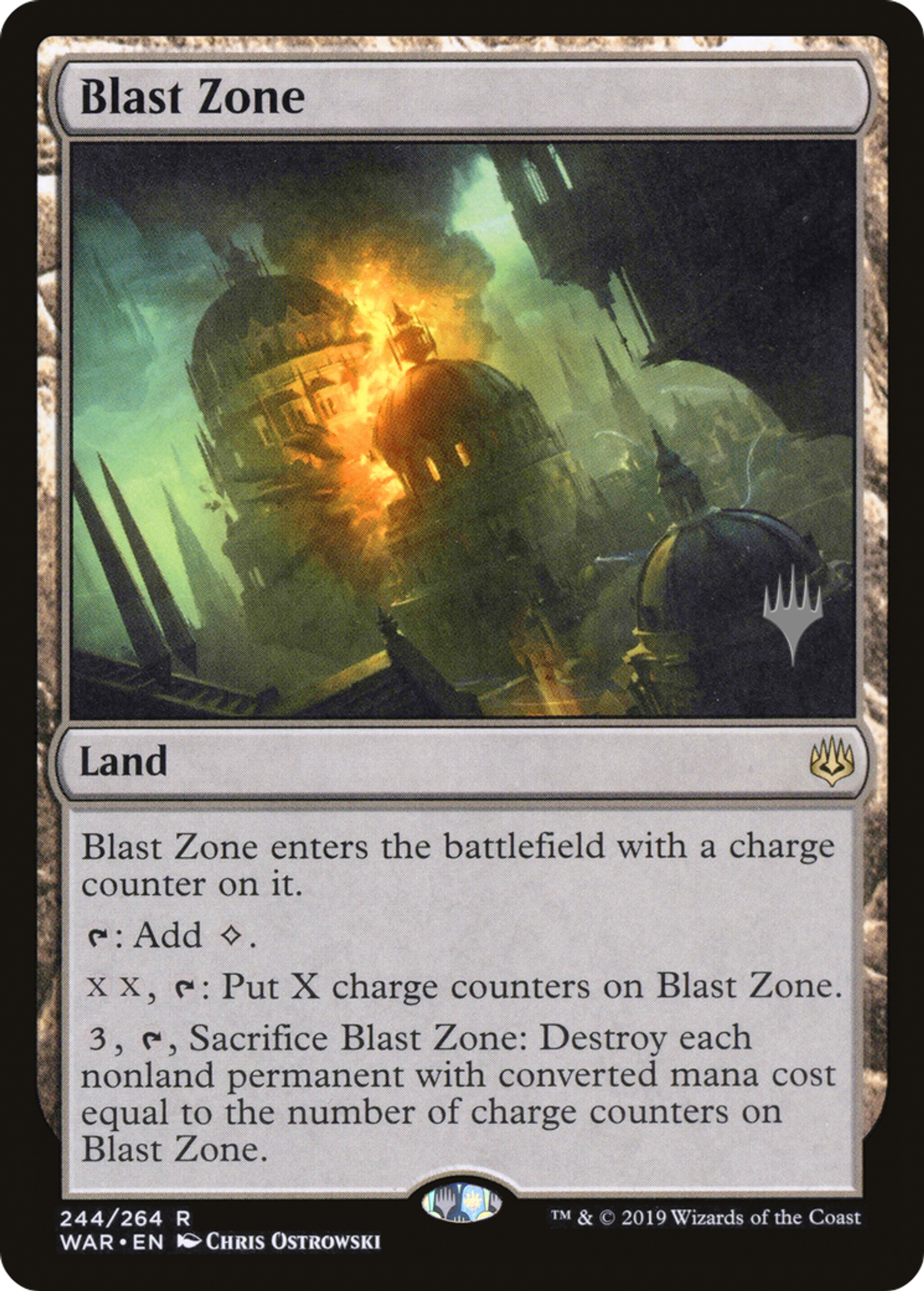 Blast Zone — War of the Spark Promos — Magic: The Gathering