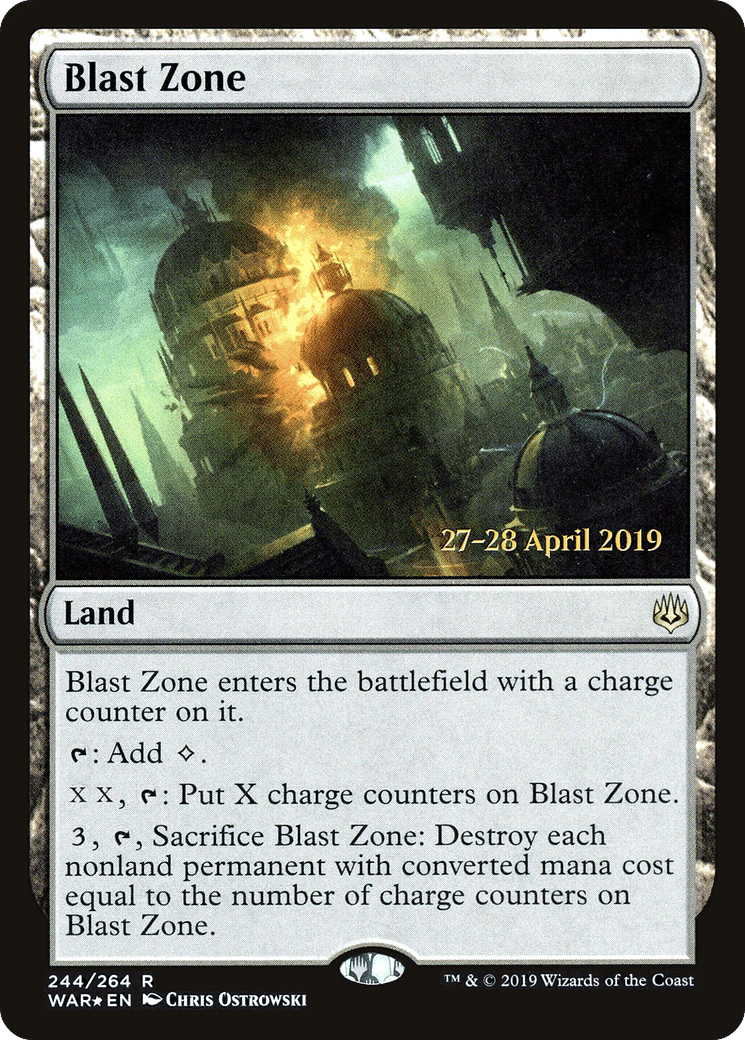 Blast Zone — War of the Spark Promos — Magic: The Gathering