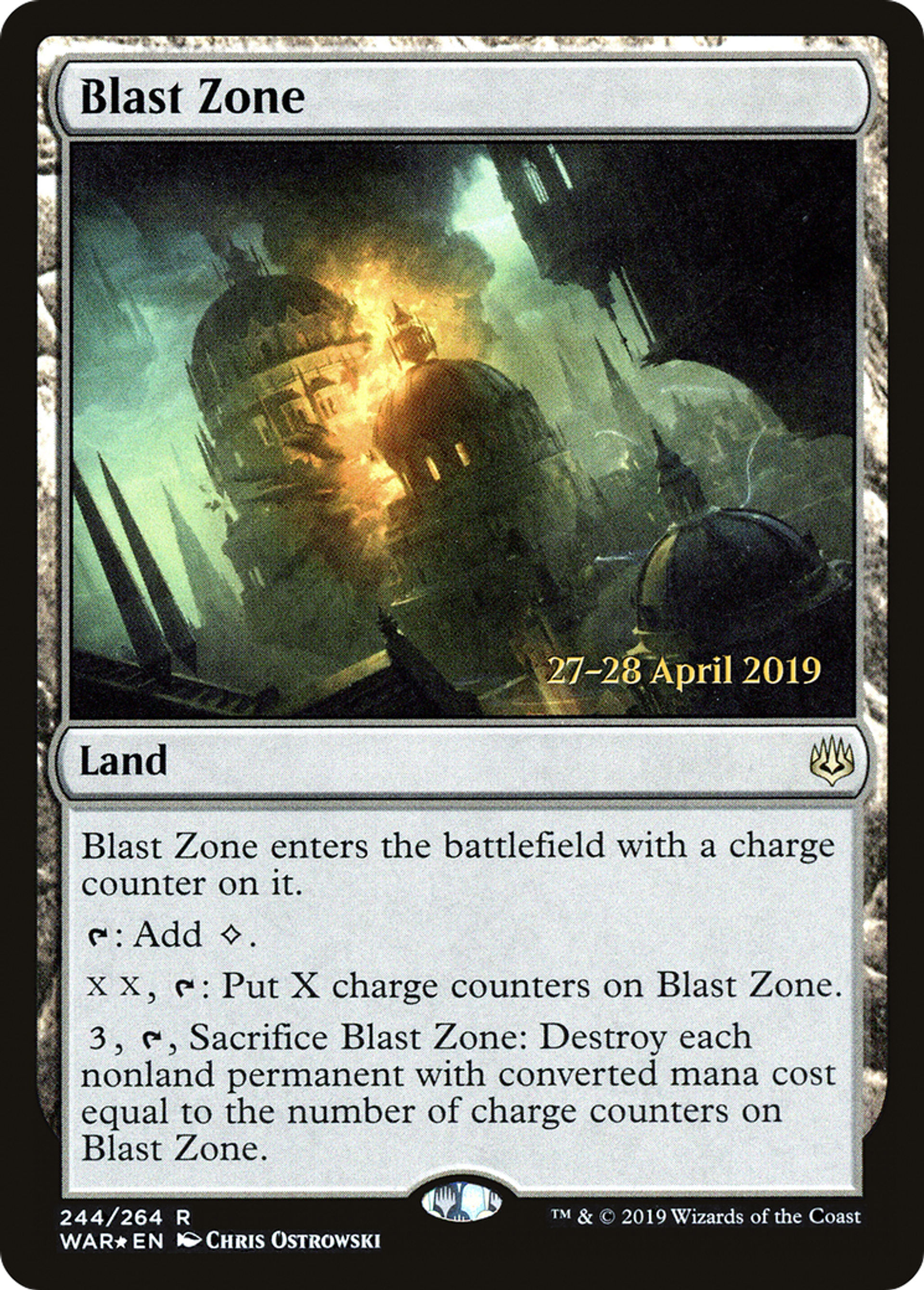 Blast Zone — War of the Spark Promos — Magic: The Gathering