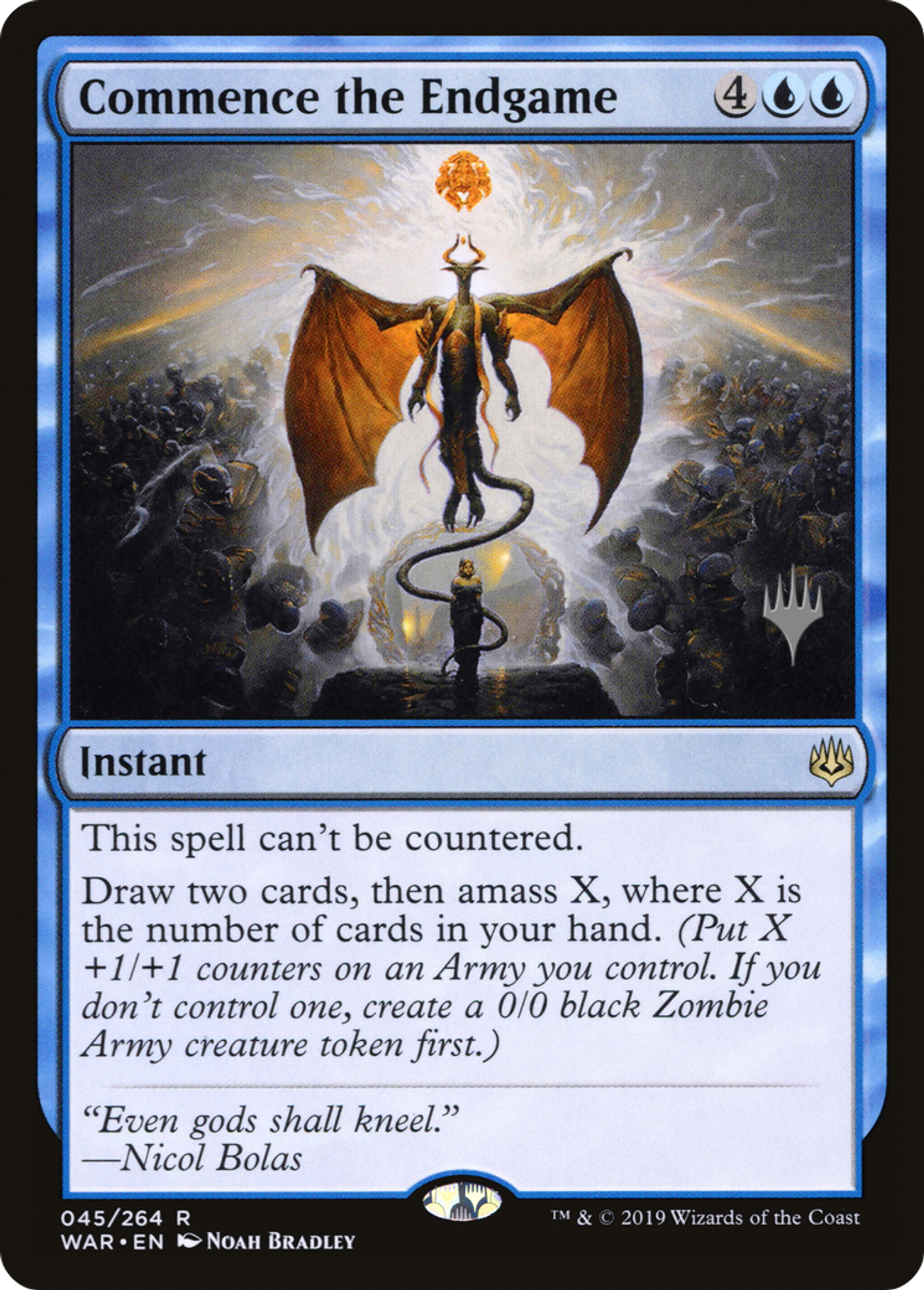 Commence the Endgame — War of the Spark Promos — Magic: The Gathering