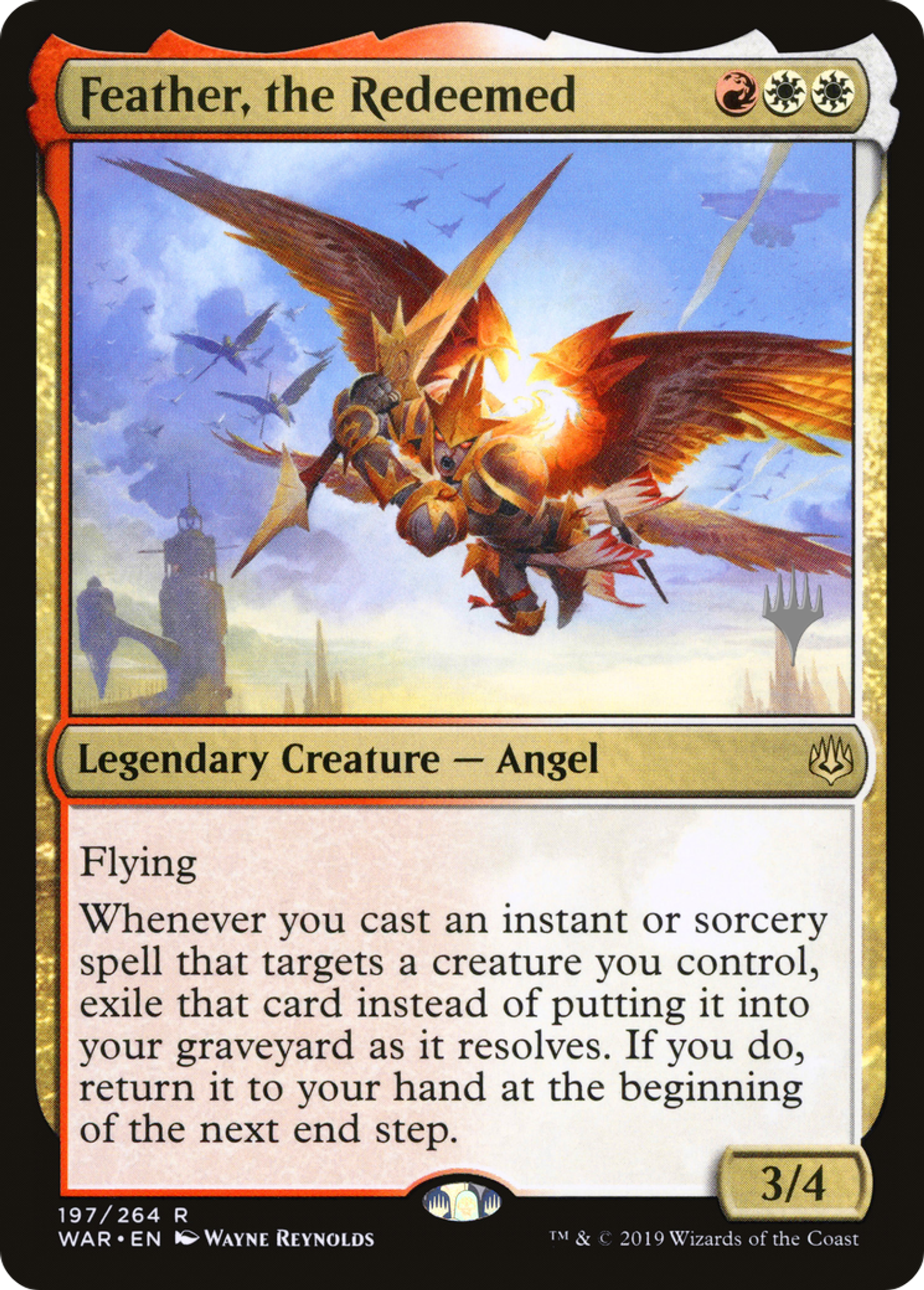 Feather, the Redeemed — War of the Spark Promos — Magic: The Gathering