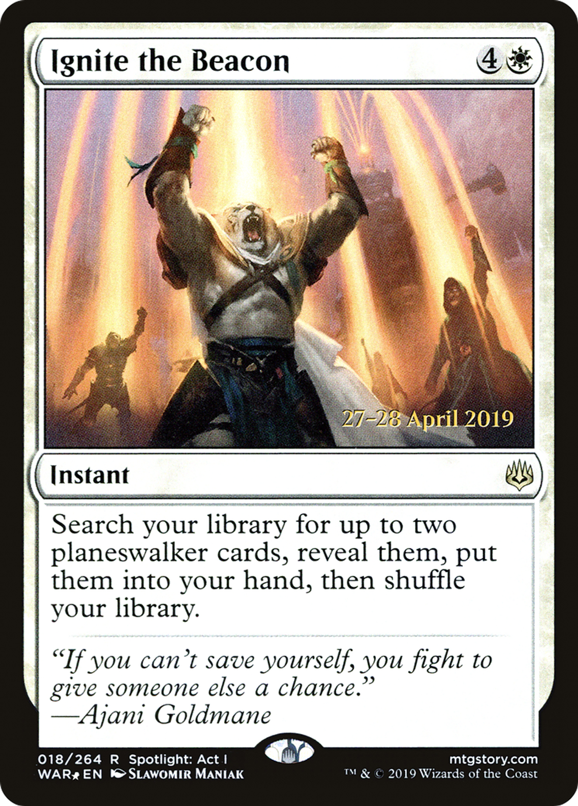 Ignite the Beacon — War of the Spark Promos — Magic: The Gathering